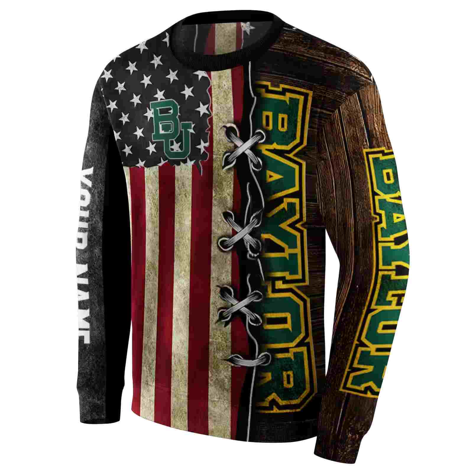 customized baylor bears american pride hoodie new arrival