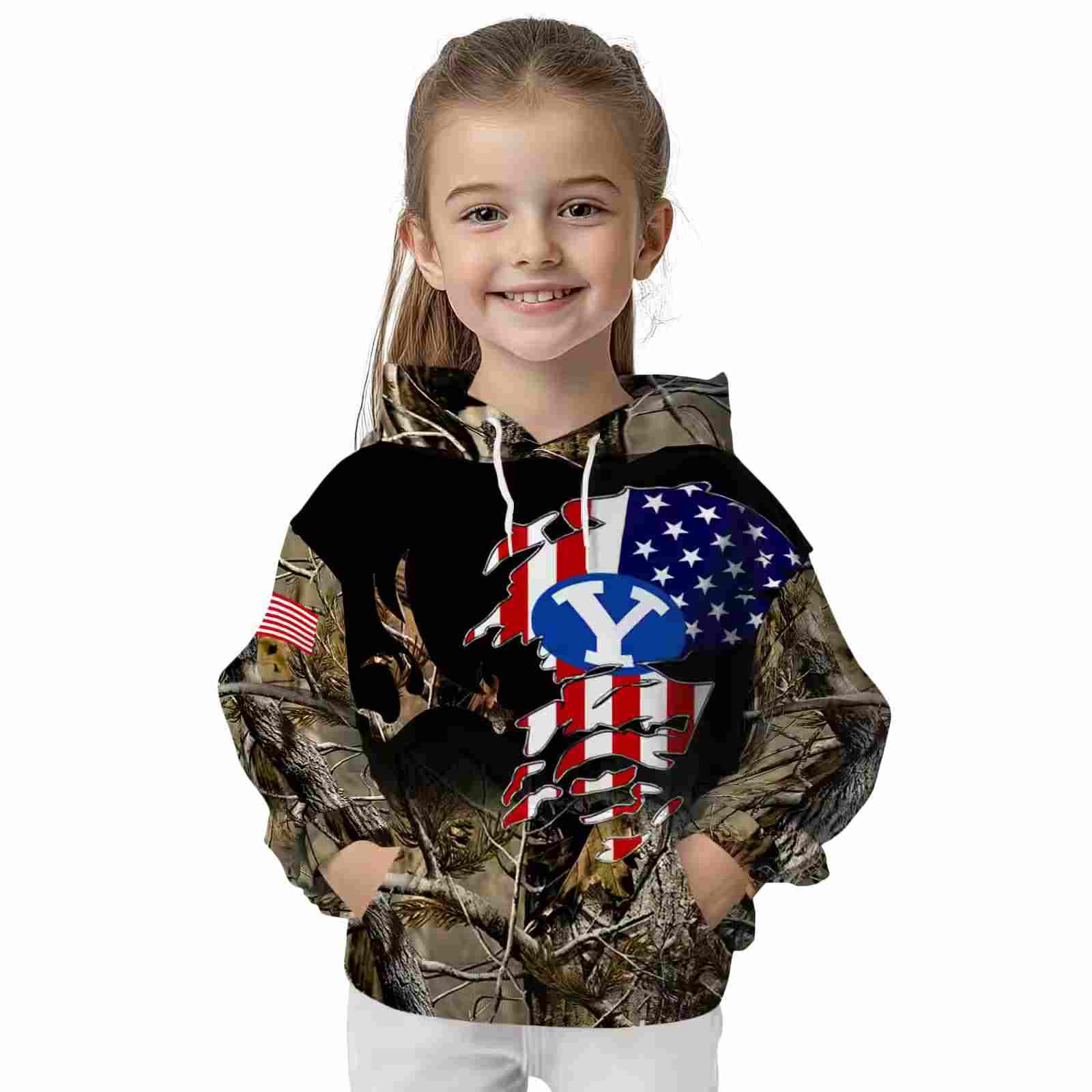 customized byu cougars tree camo hoodie top rated