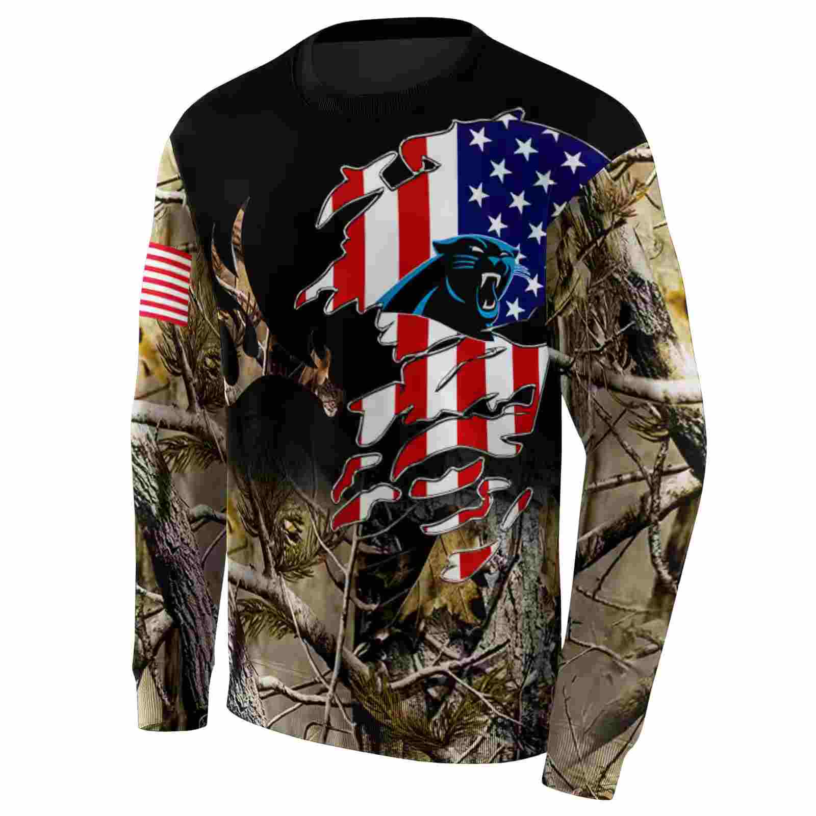 customized carolina panthers tree camo hoodie new arrival