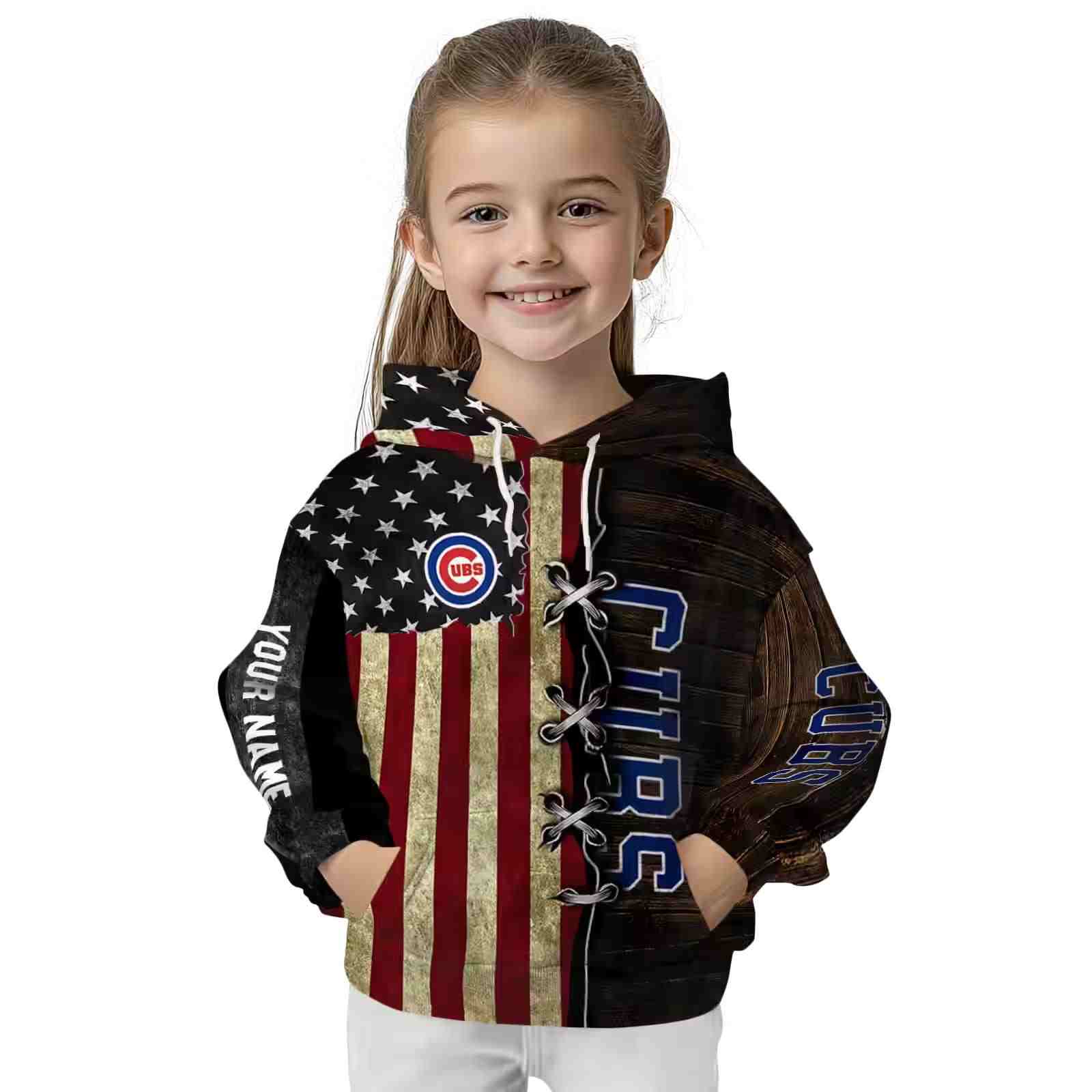 customized chicago cubs american pride hoodie top rated