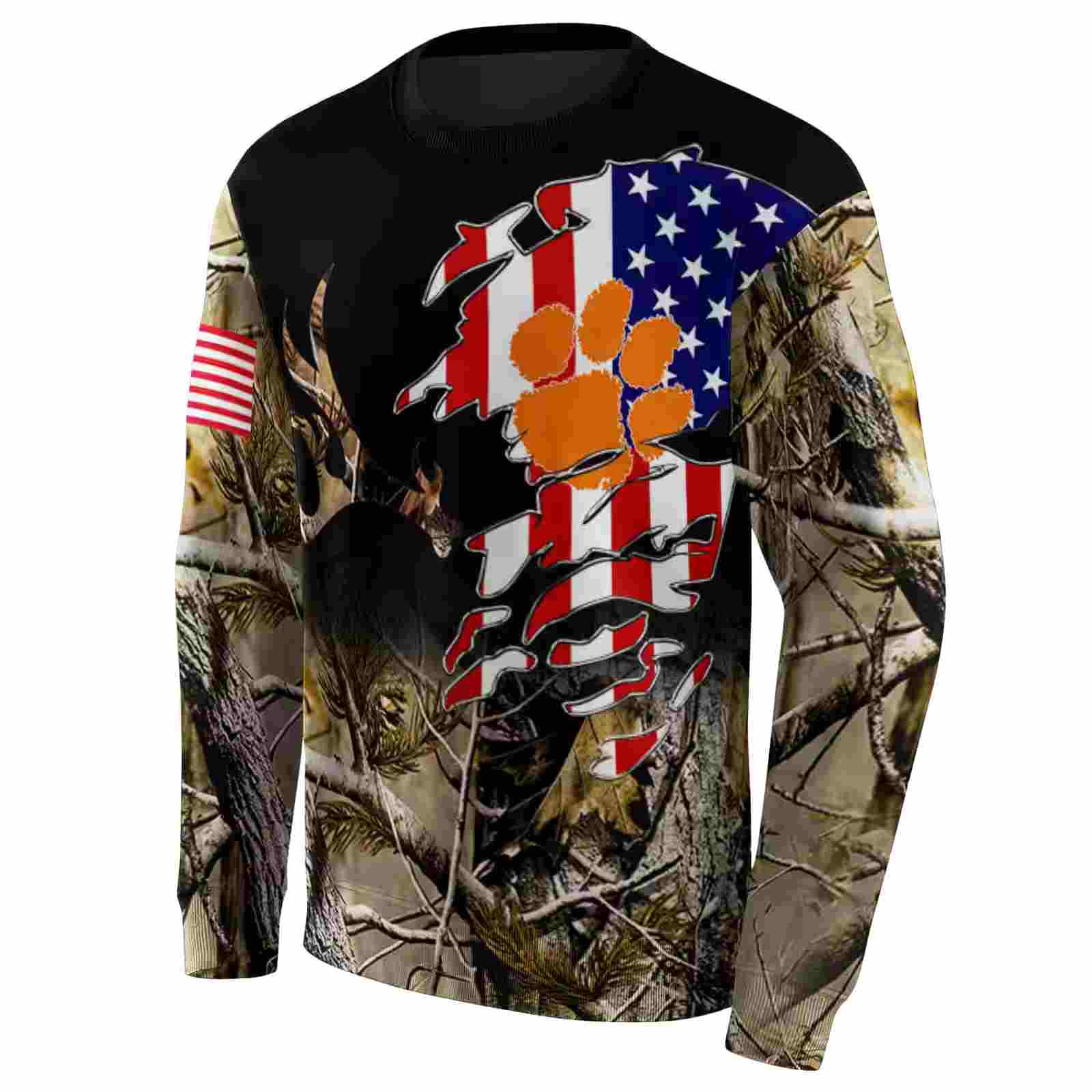 customized clemson tigers tree camo hoodie new arrival