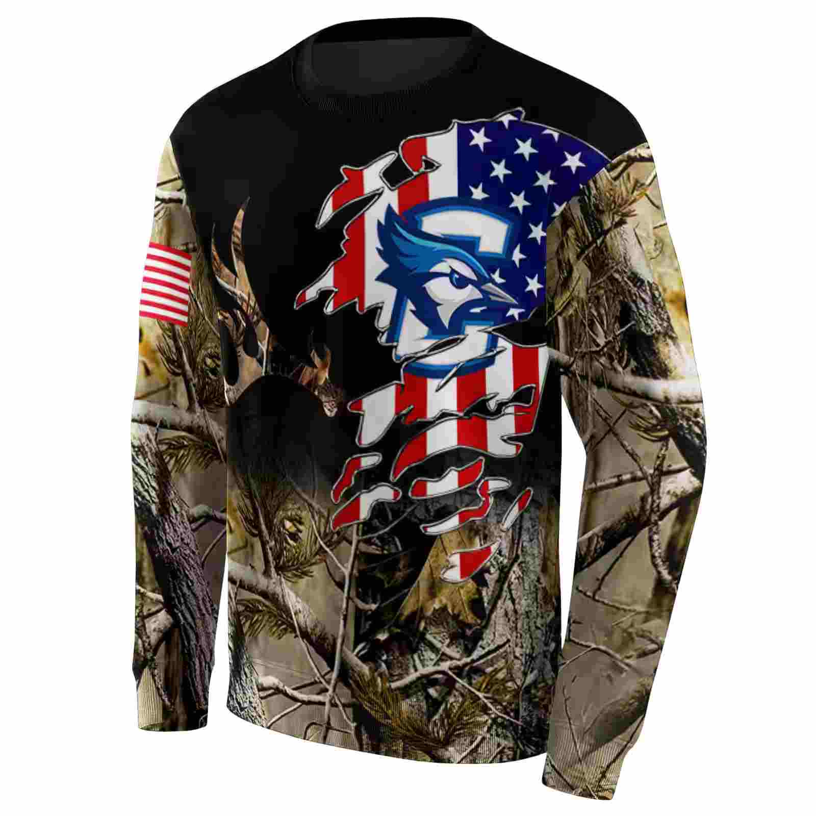 customized creighton bluejays tree camo hoodie new arrival