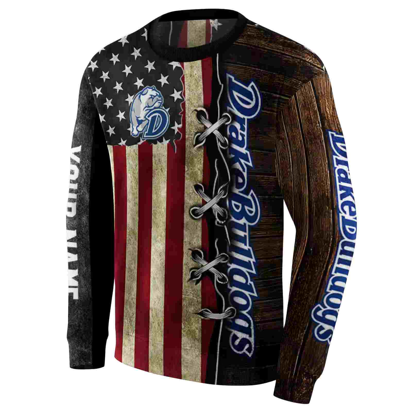 customized drake bulldogs american pride hoodie new arrival