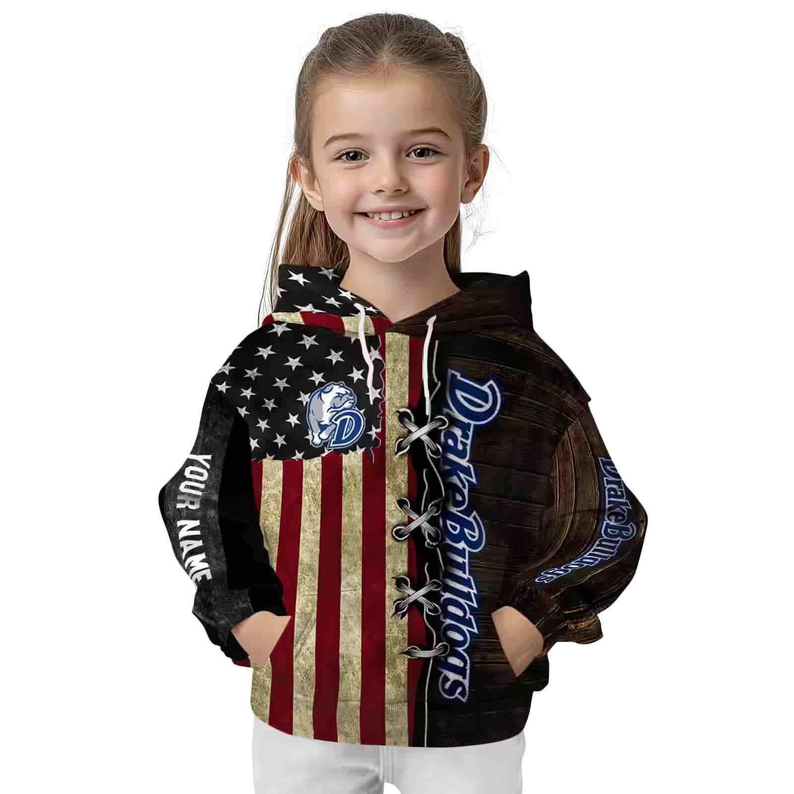 customized drake bulldogs american pride hoodie top rated