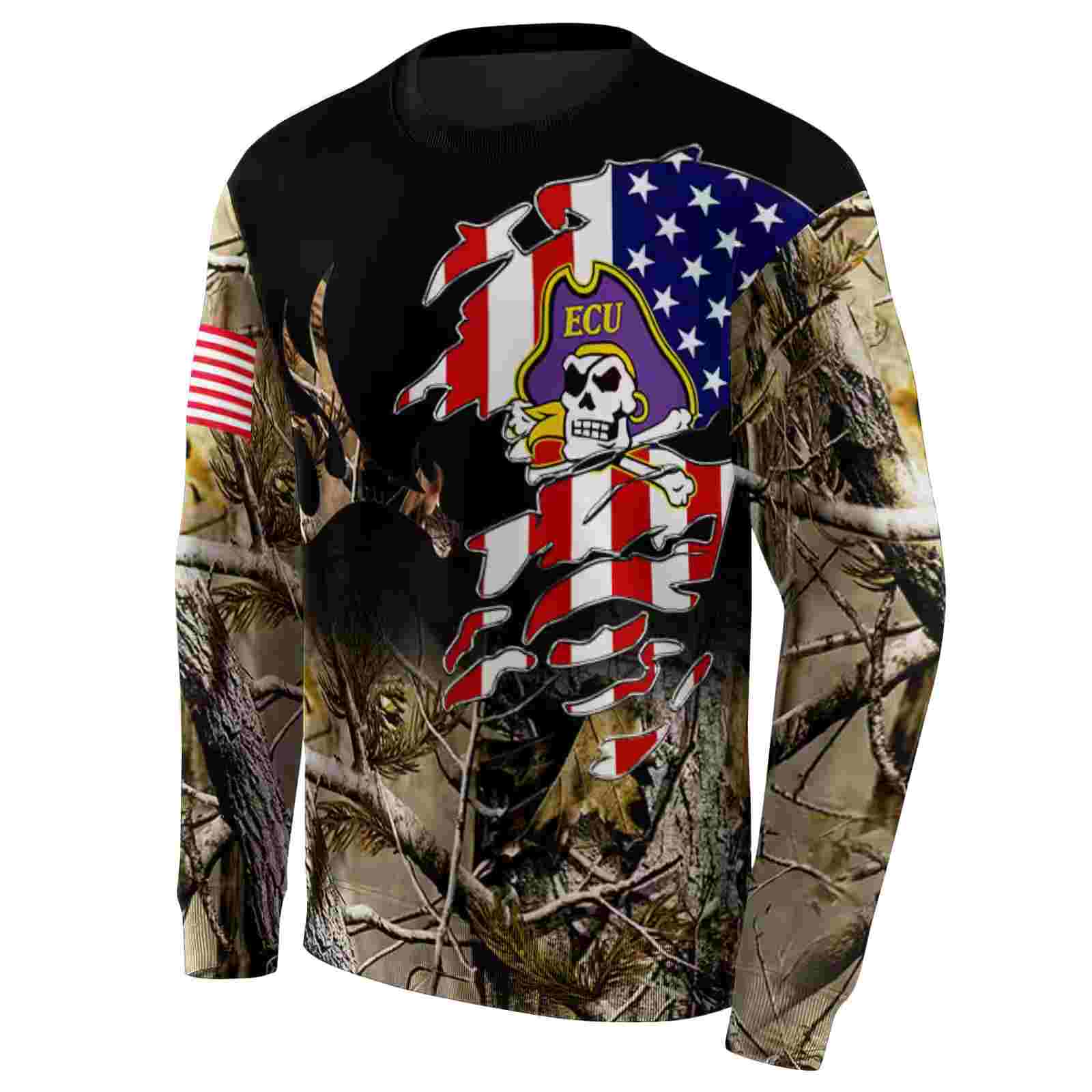 customized east carolina pirates tree camo hoodie new arrival