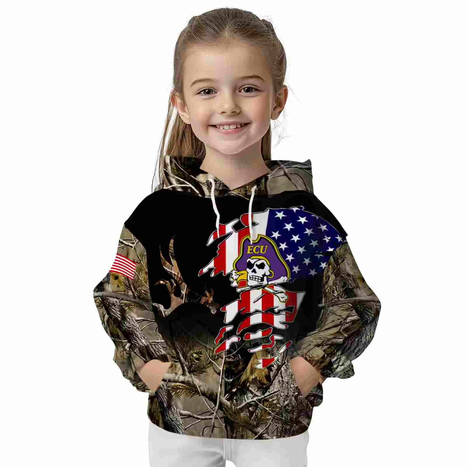 customized east carolina pirates tree camo hoodie top rated