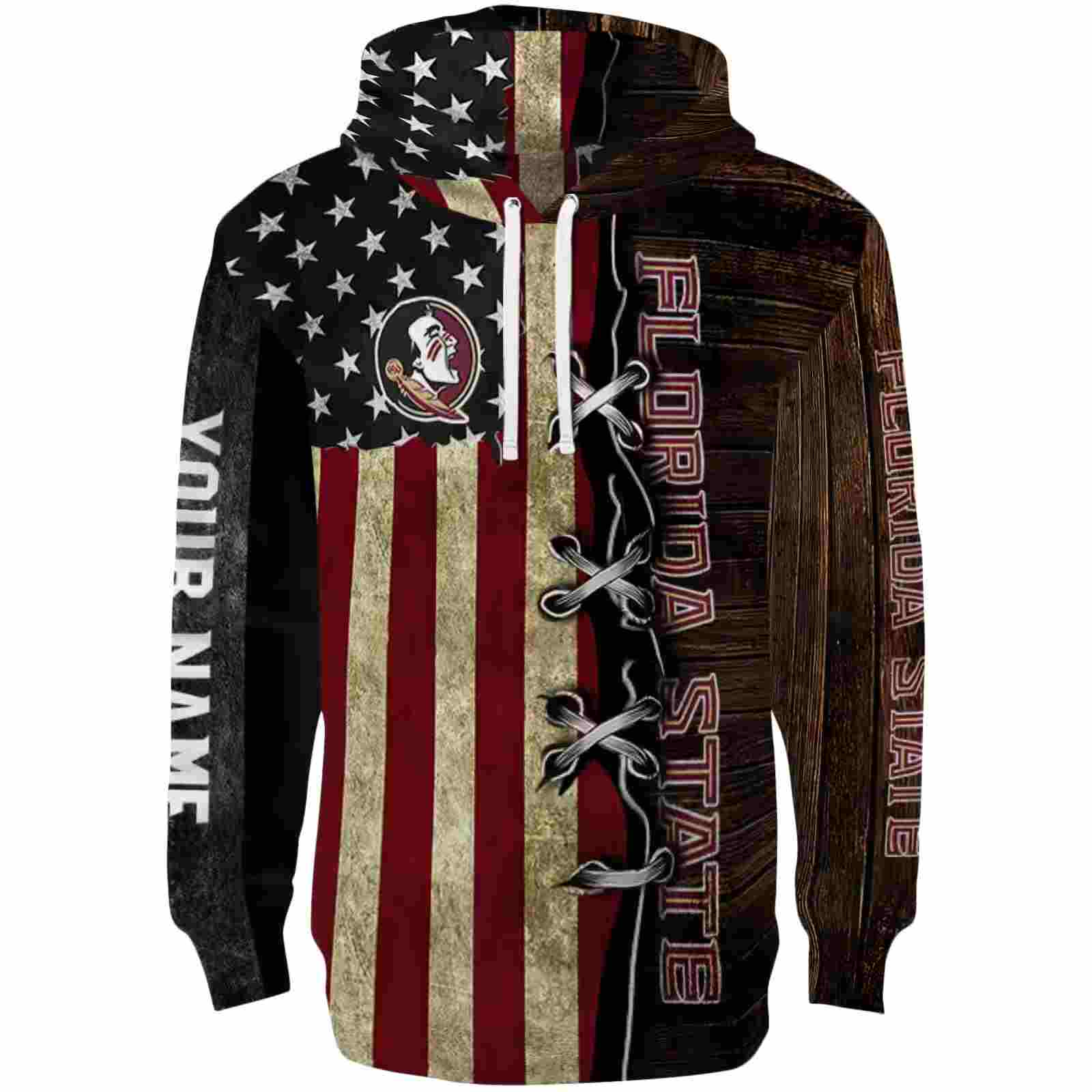 customized florida state seminoles american pride hoodie best selling