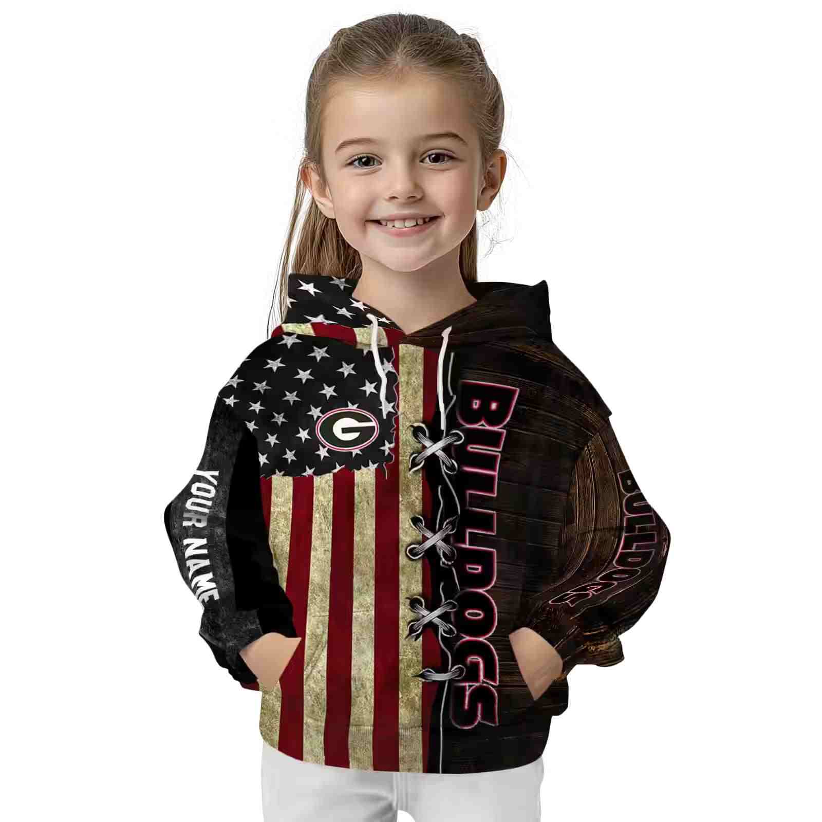 customized georgia bulldogs american pride hoodie top rated