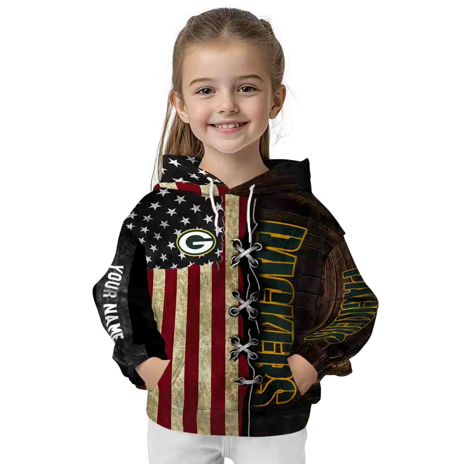 customized green bay packers american pride hoodie top rated