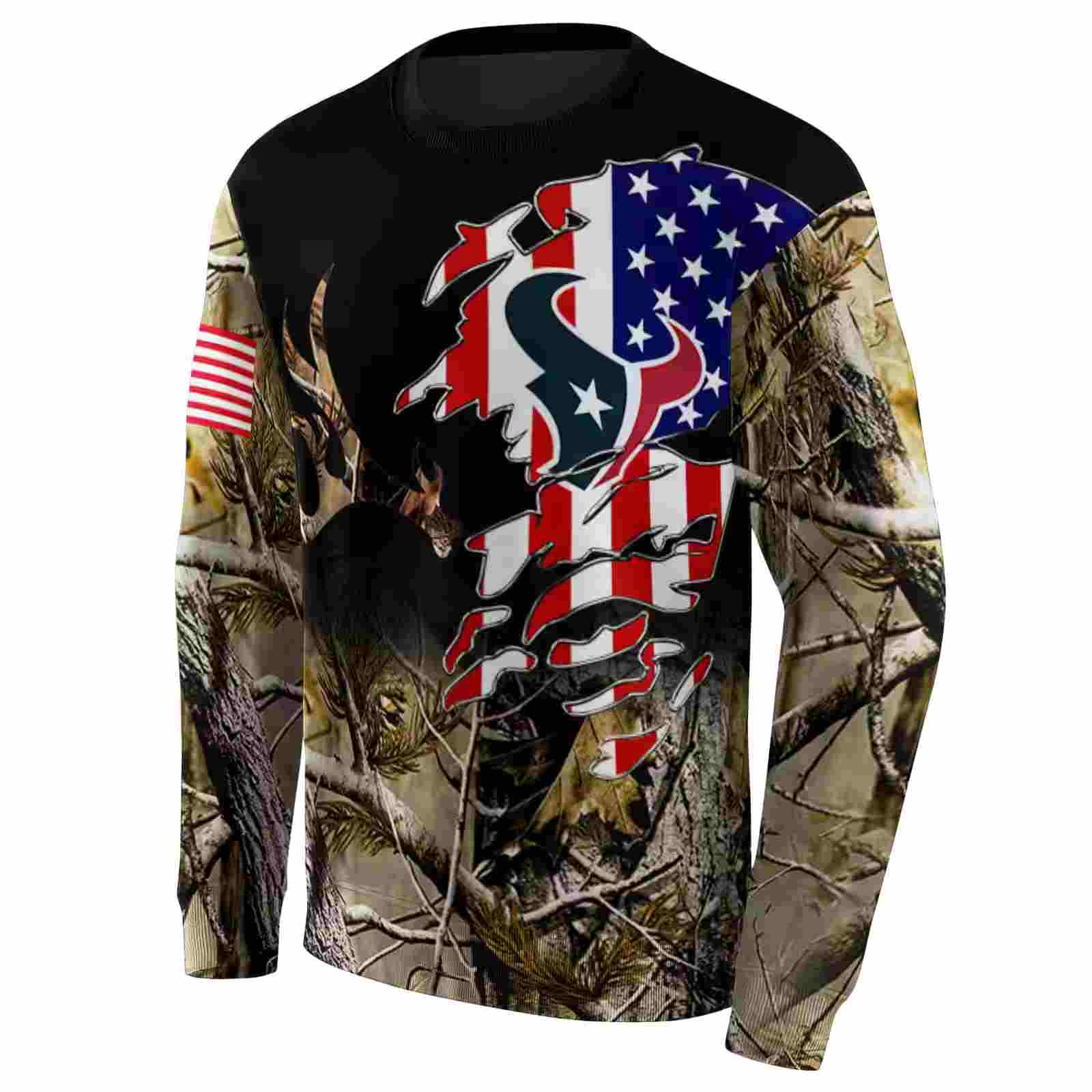 customized houston texans tree camo hoodie new arrival