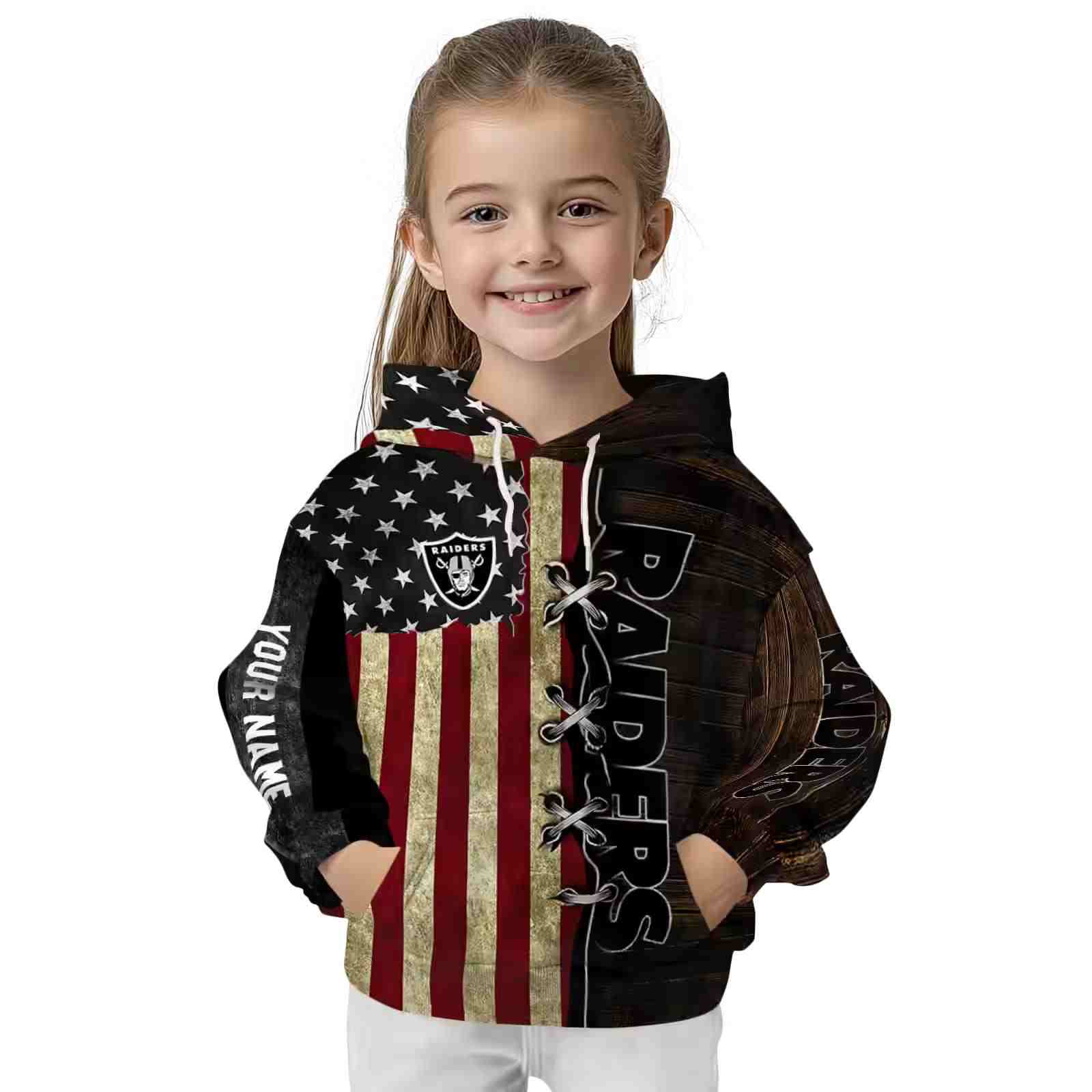 customized las vegas raiders american pride hoodie top rated