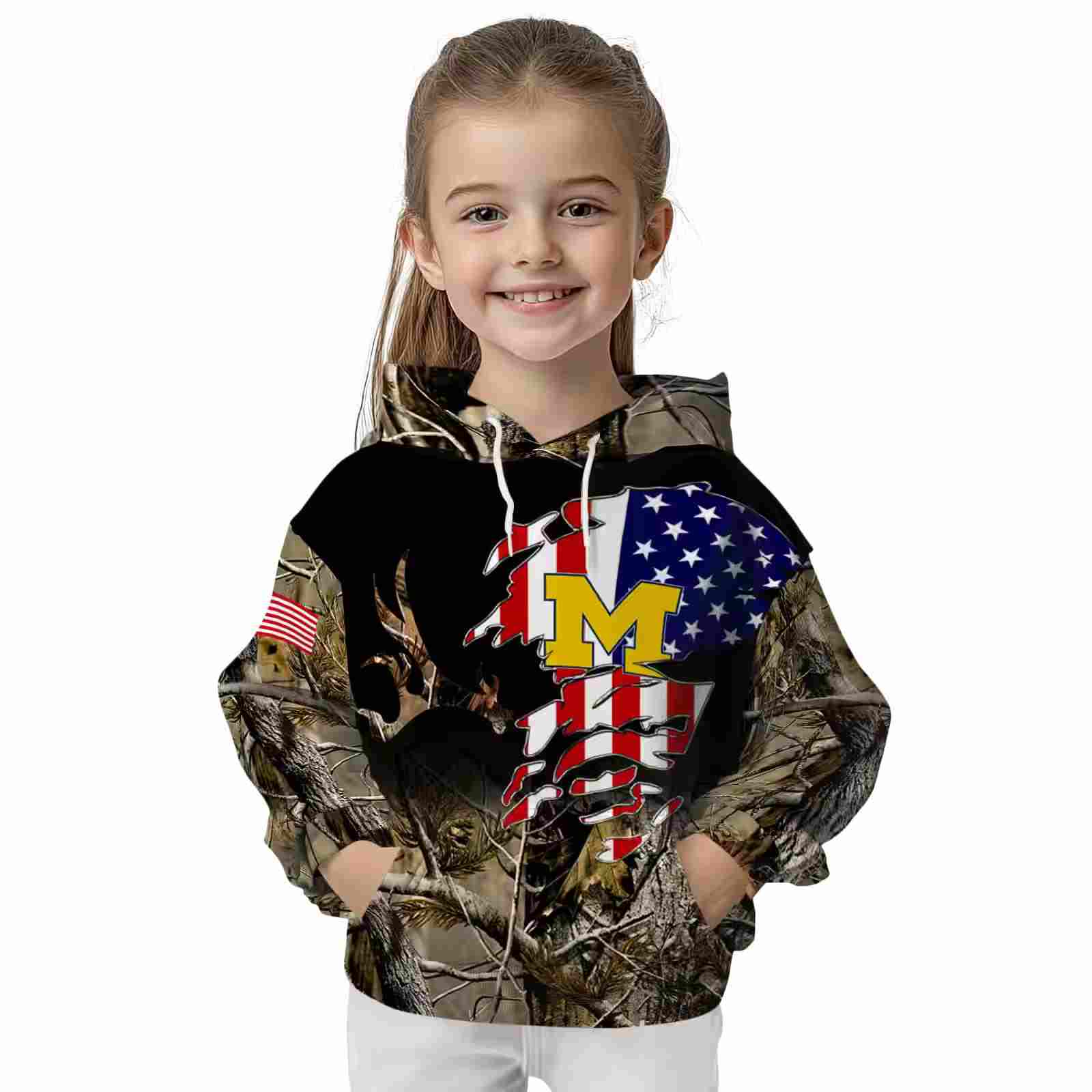 customized michigan wolverines tree camo hoodie top rated