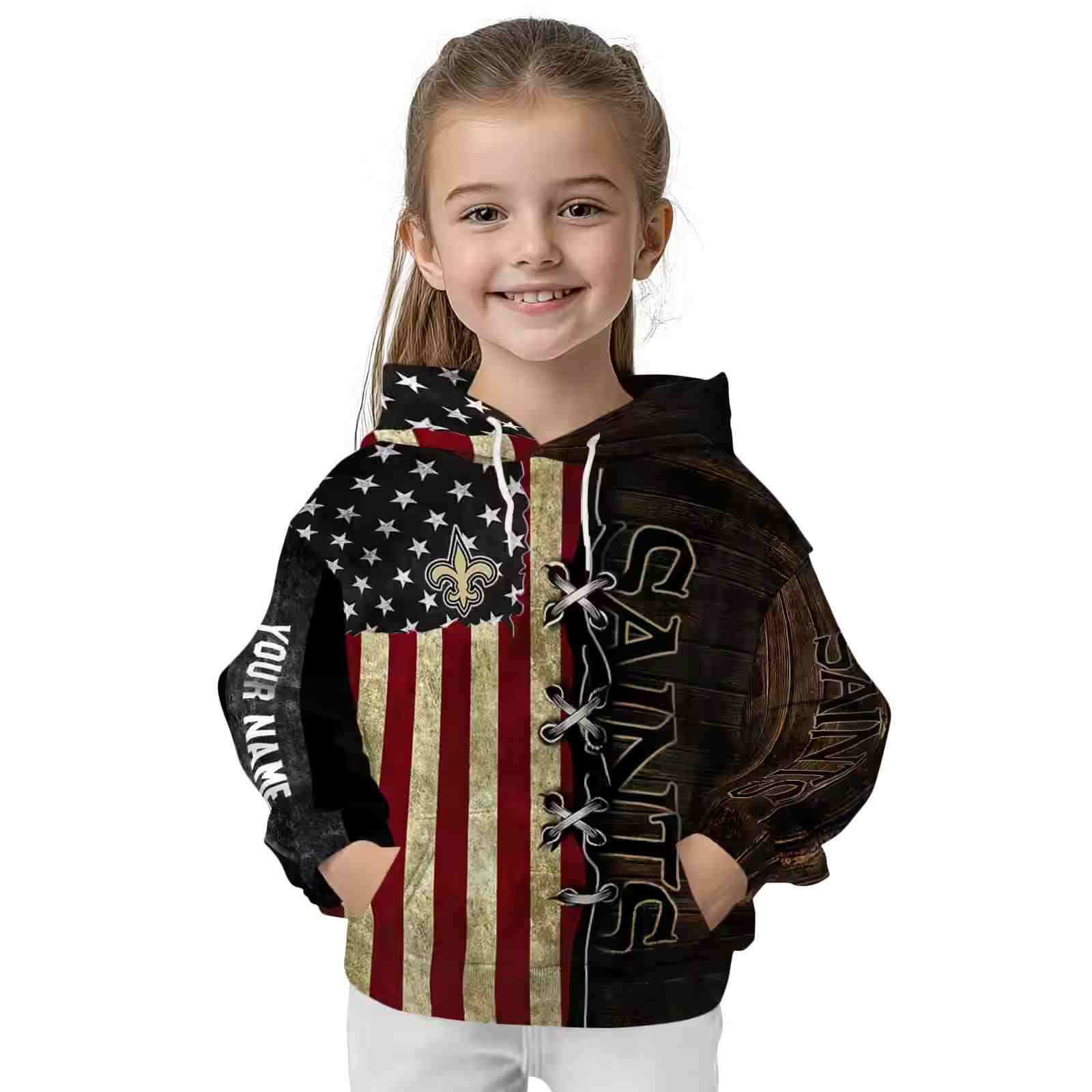 customized new orleans saints american pride hoodie top rated