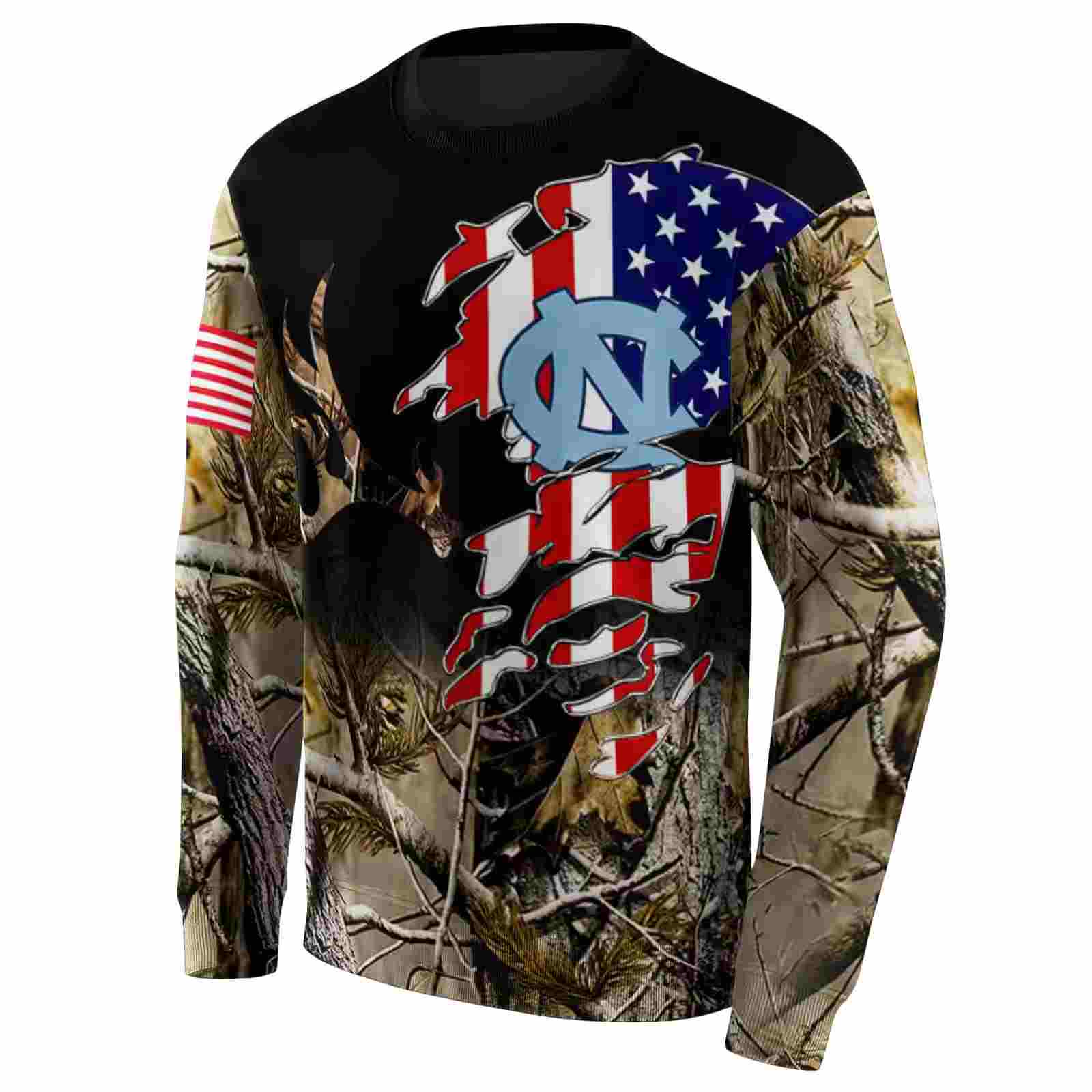 customized north carolina tar heels tree camo hoodie new arrival