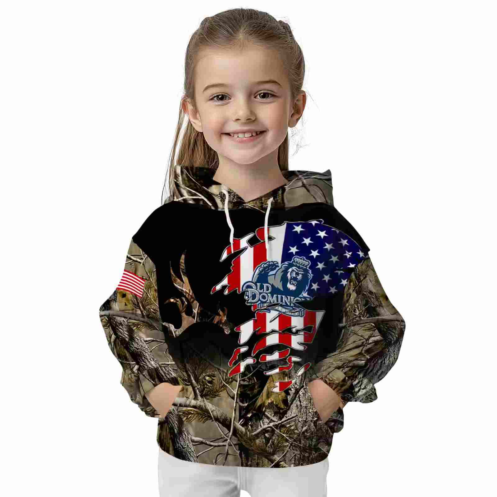 customized old dominion monarchs tree camo hoodie top rated