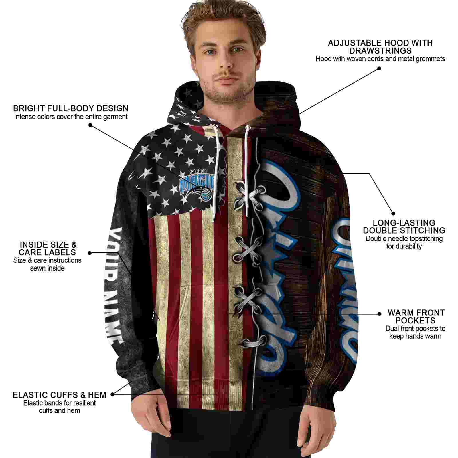 customized orlando magic american pride hoodie latest model