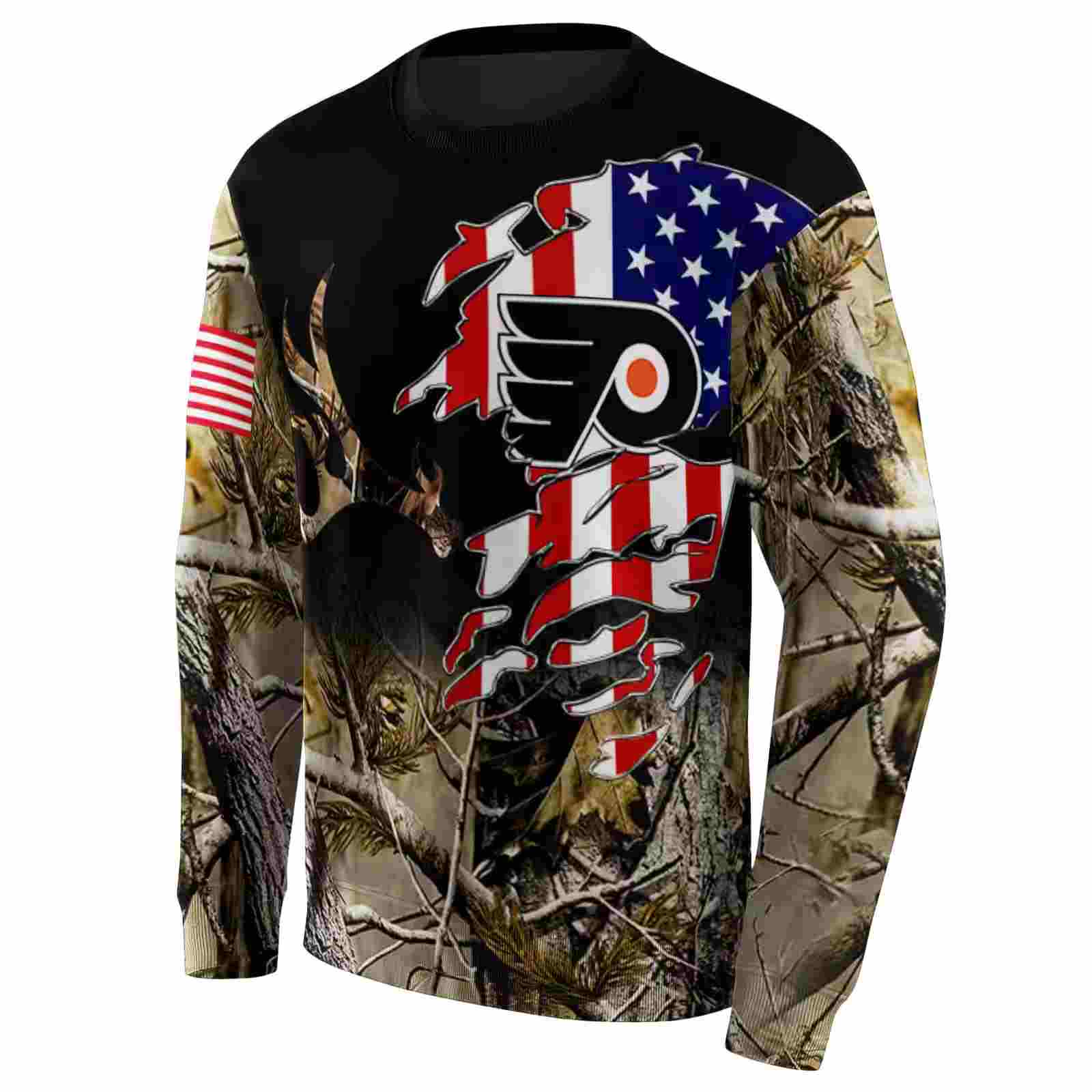 customized philadelphia flyers tree camo hoodie new arrival