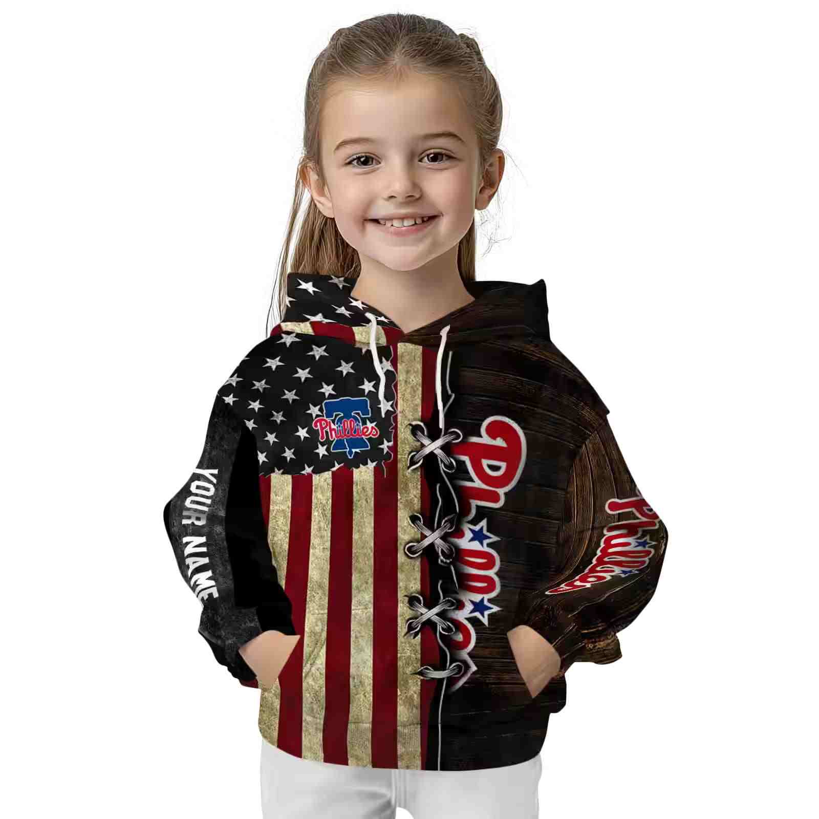 customized philadelphia phillies american pride hoodie top rated