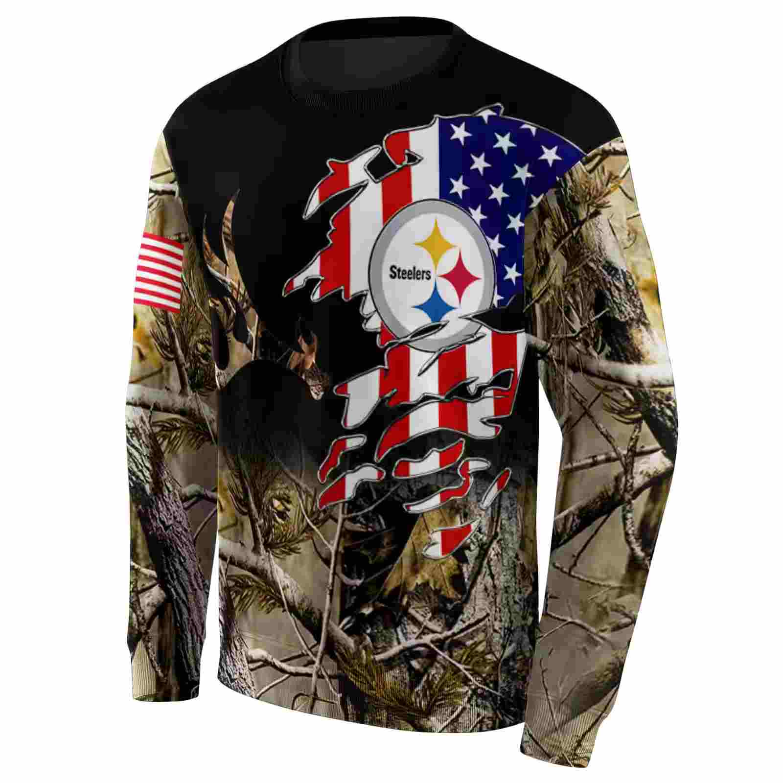 customized pittsburgh steelers tree camo hoodie new arrival