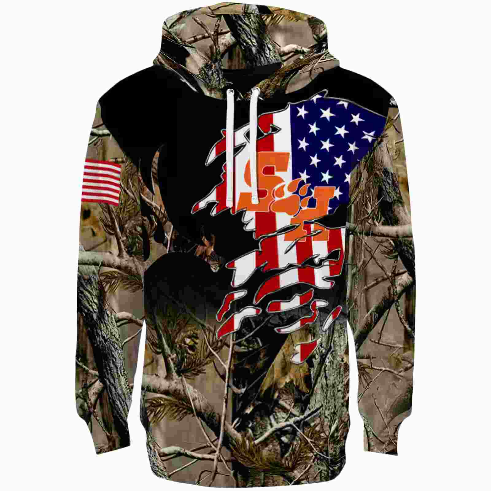 Customized Sam Houston Bearkats Tree Camo Hoodie