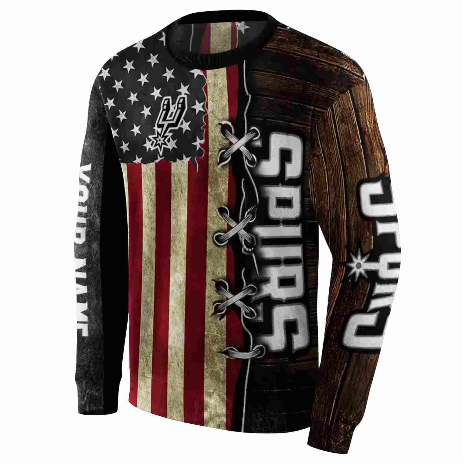customized san antonio spurs american pride hoodie new arrival