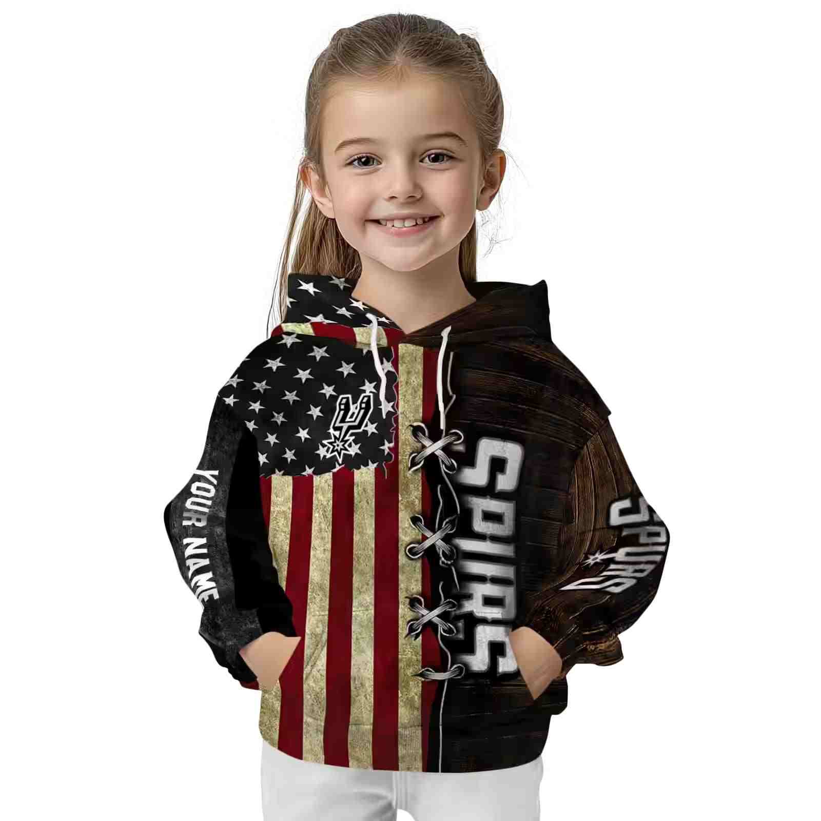 customized san antonio spurs american pride hoodie top rated