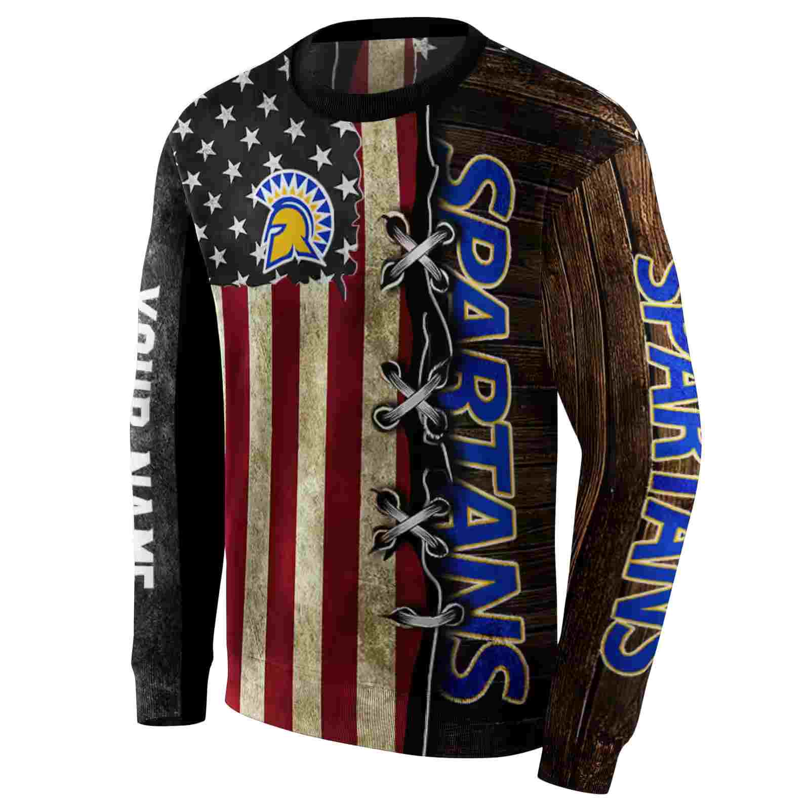 customized san jose state spartans american pride hoodie new arrival