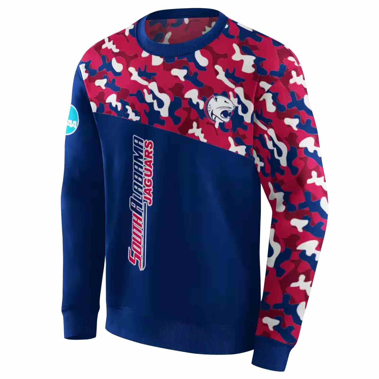 customized south alabama jaguars camo pattern blue hoodie new arrival