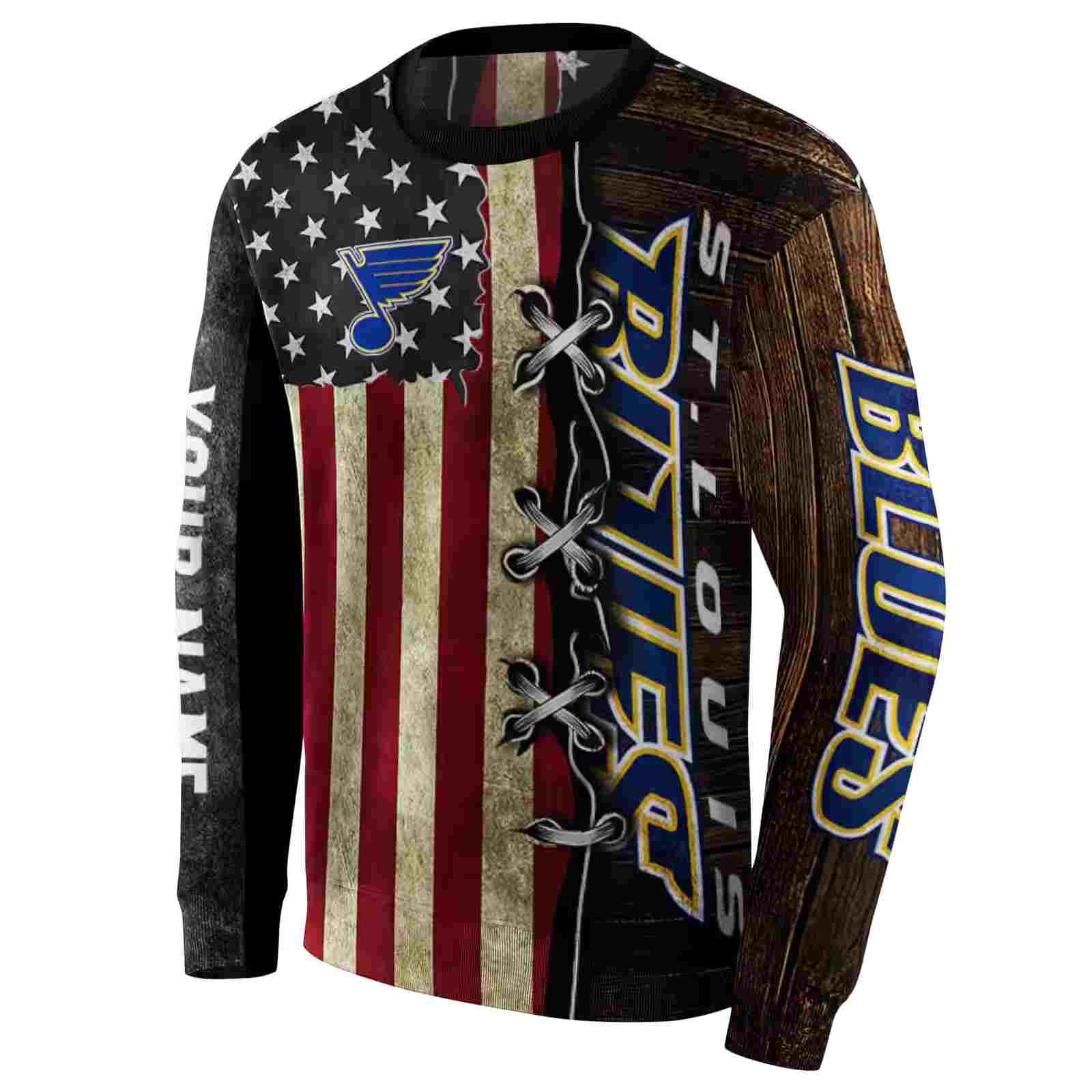 customized st louis blues american pride hoodie new arrival