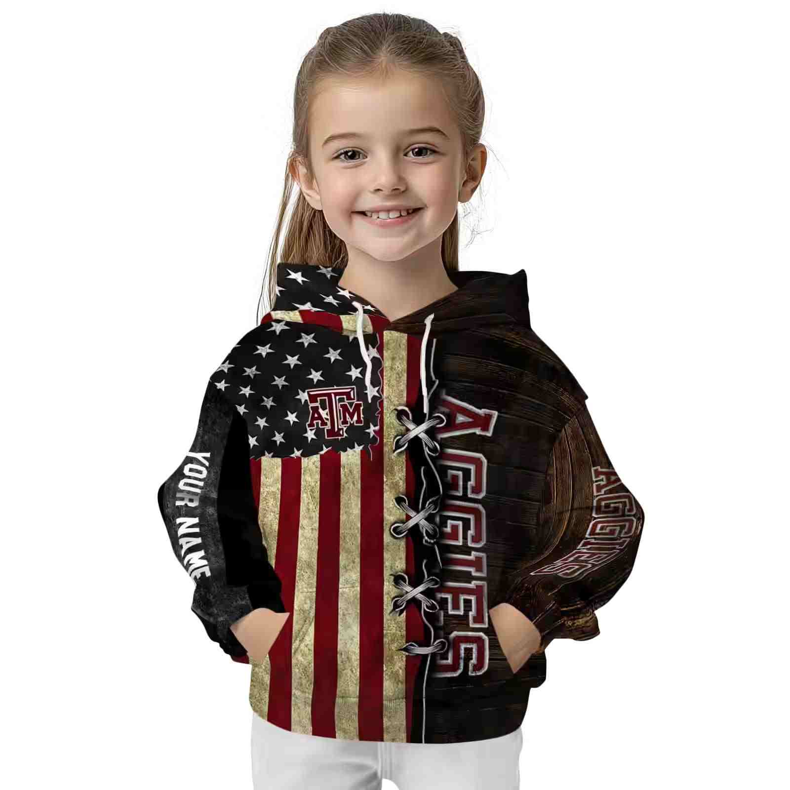 customized texas am aggies american pride hoodie top rated