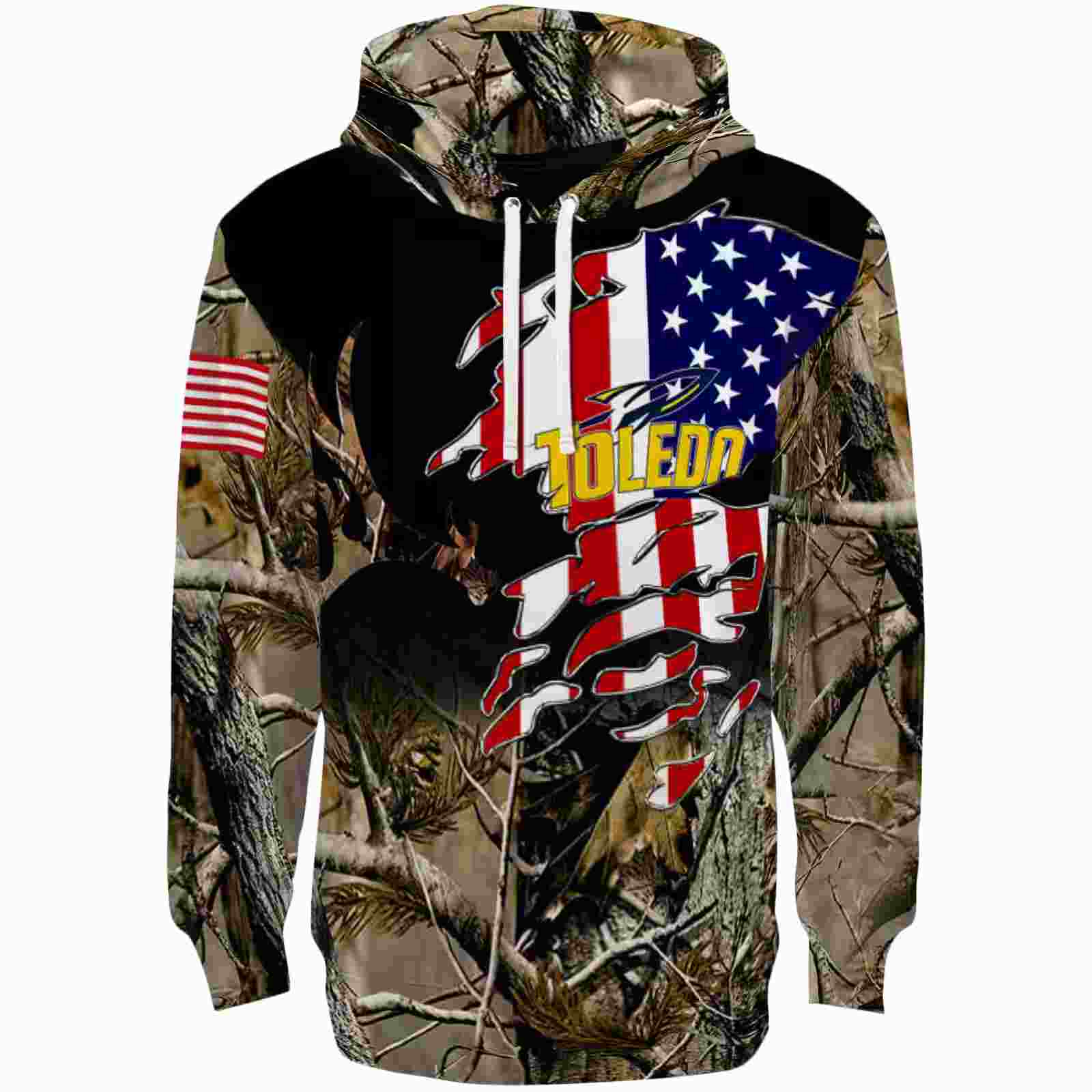 Customized Toledo Rockets Tree Camo Hoodie