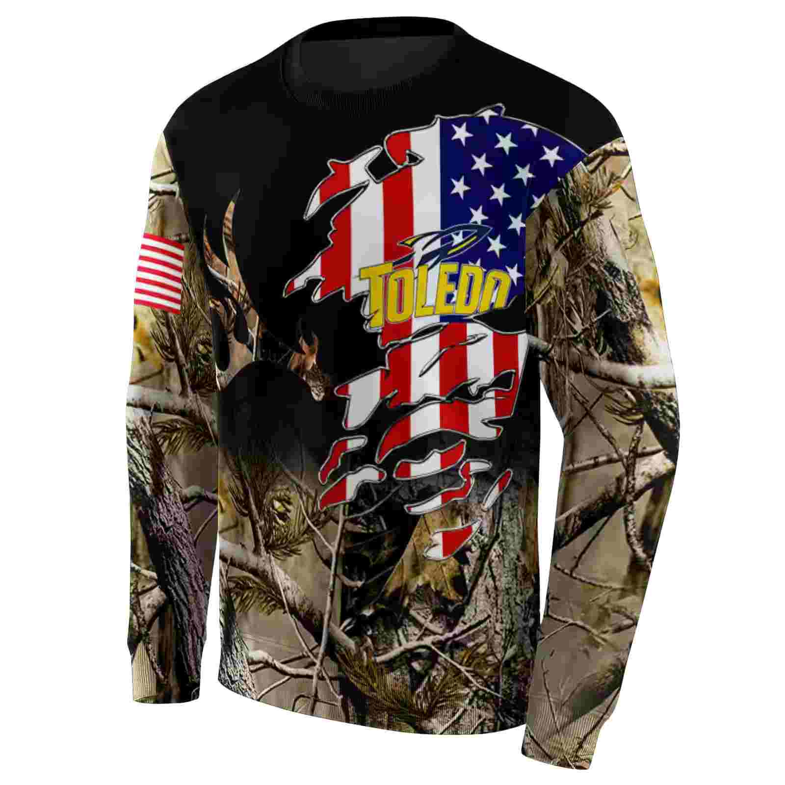 customized toledo rockets tree camo hoodie new arrival