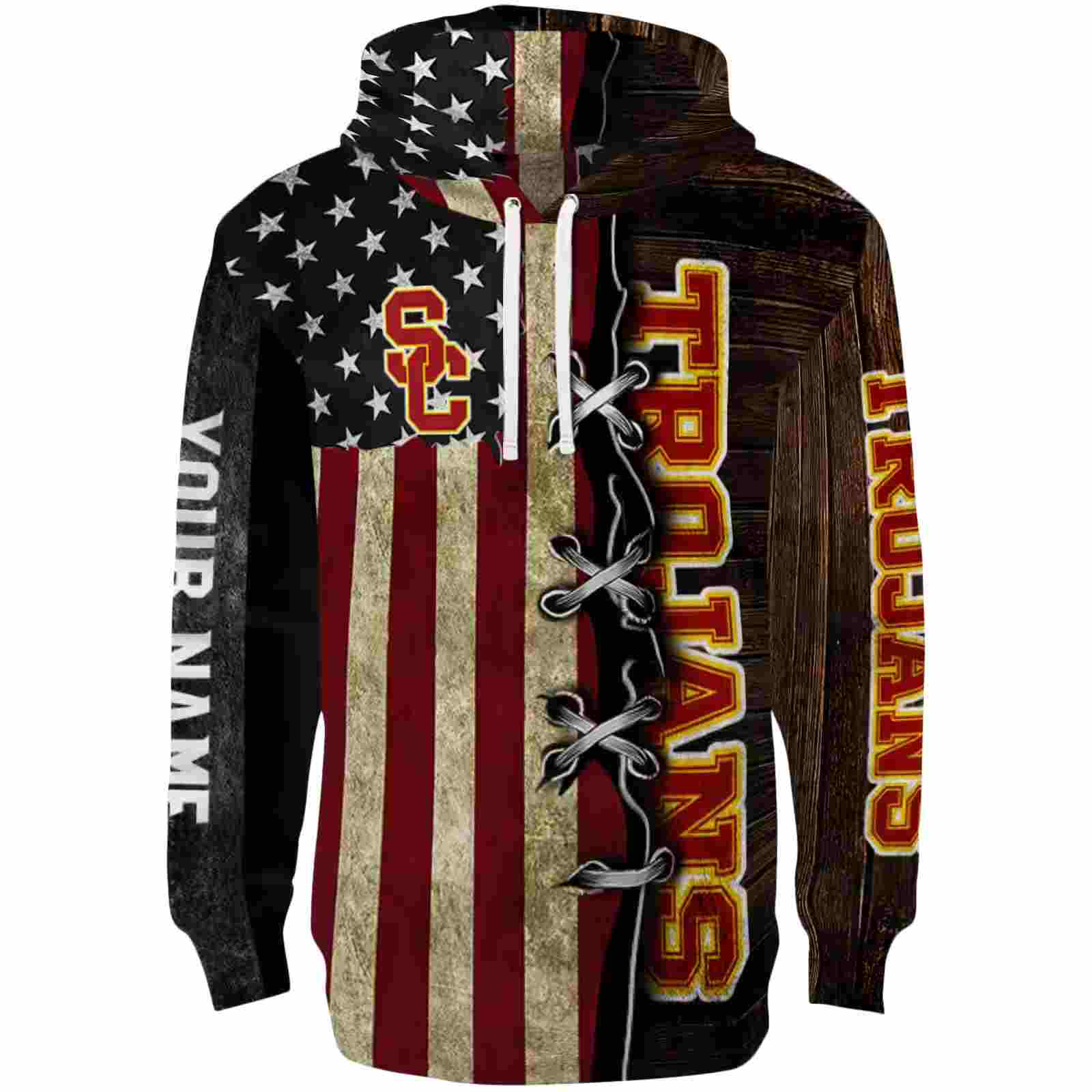 Customized USC Trojans American Pride Hoodie