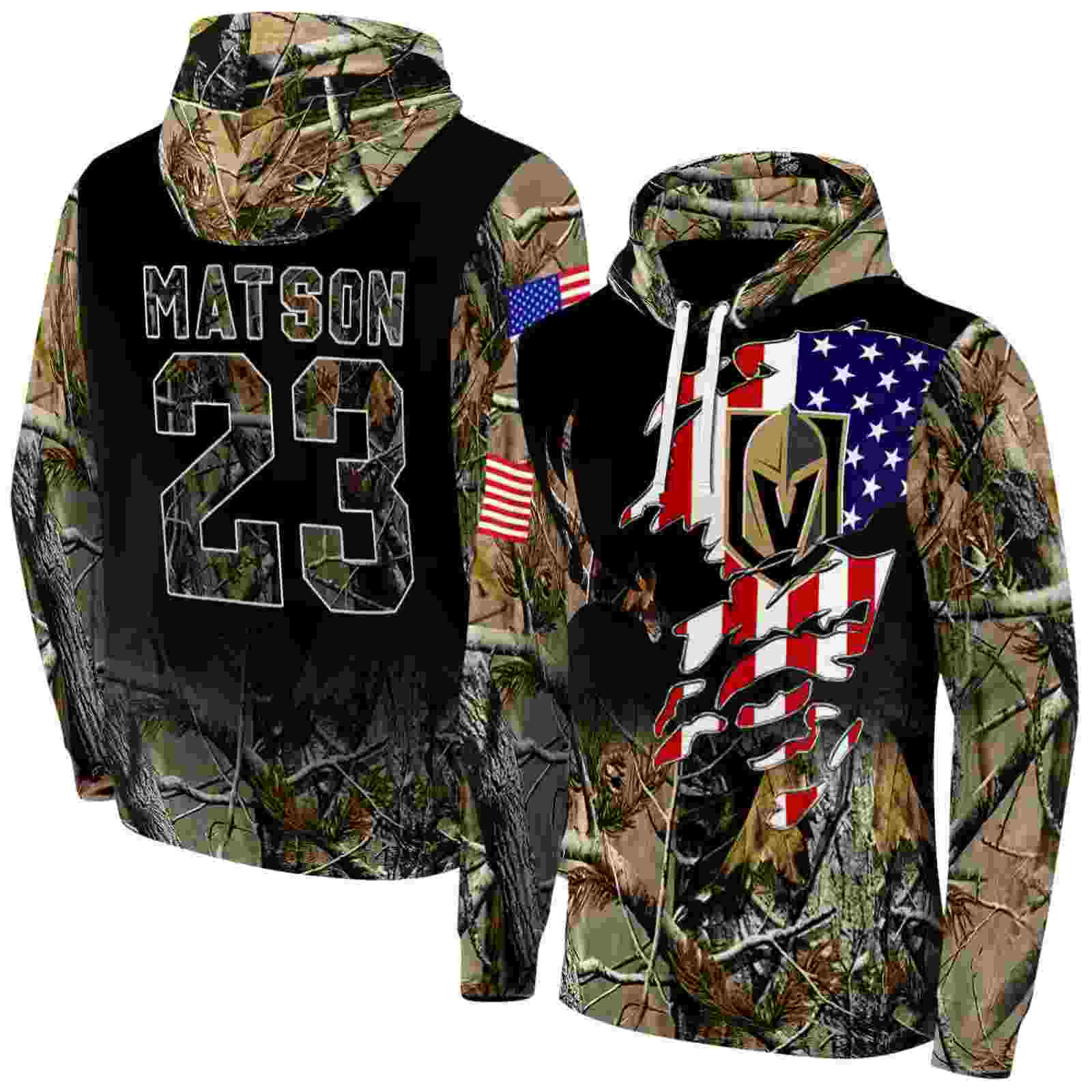 customized vegas golden knights tree camo hoodie fashion forward