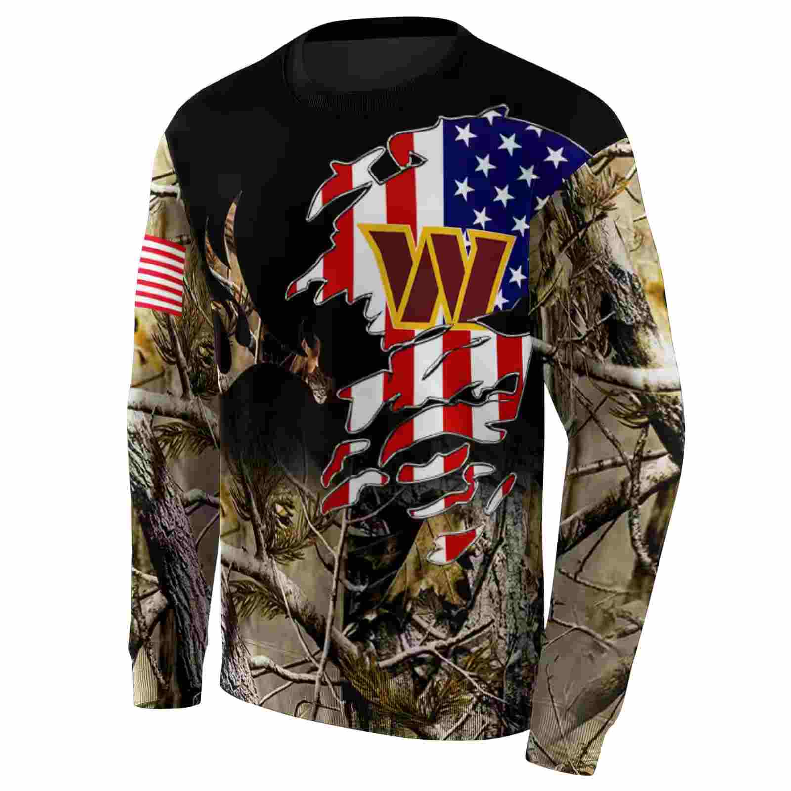 customized washington commanders tree camo hoodie new arrival