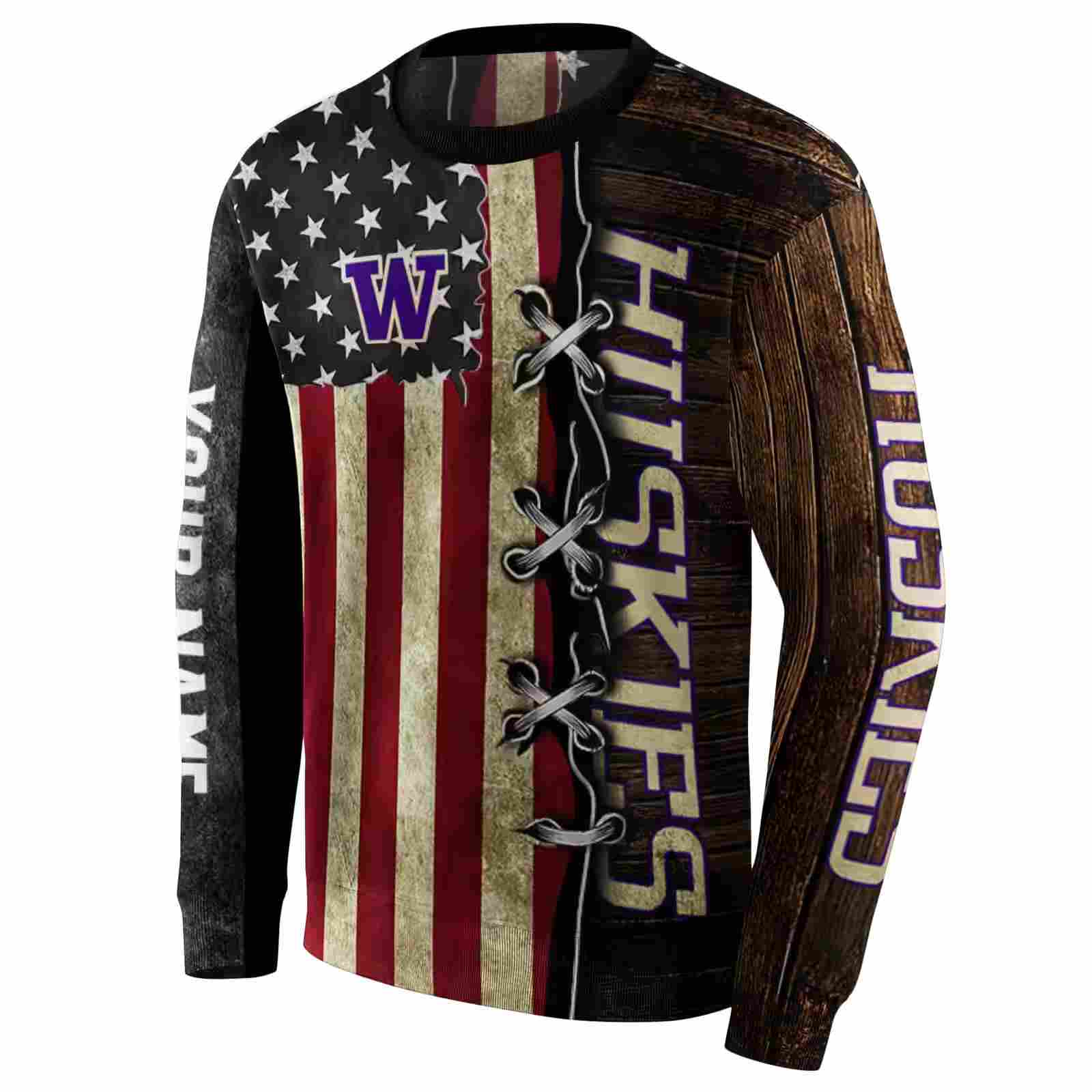 customized washington huskies american pride hoodie new arrival