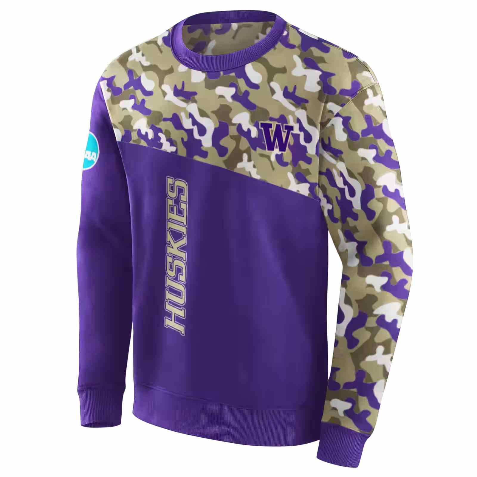 customized washington huskies camo pattern purple hoodie new arrival