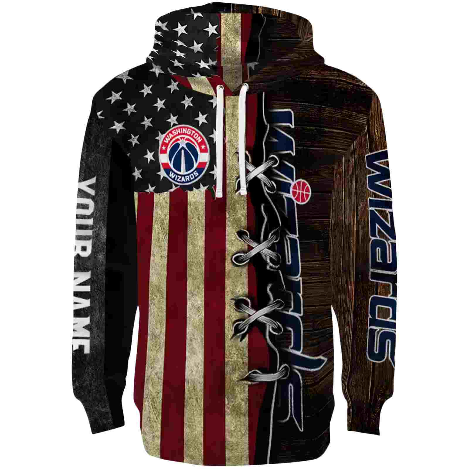 Customized Washington Wizards American Pride Hoodie