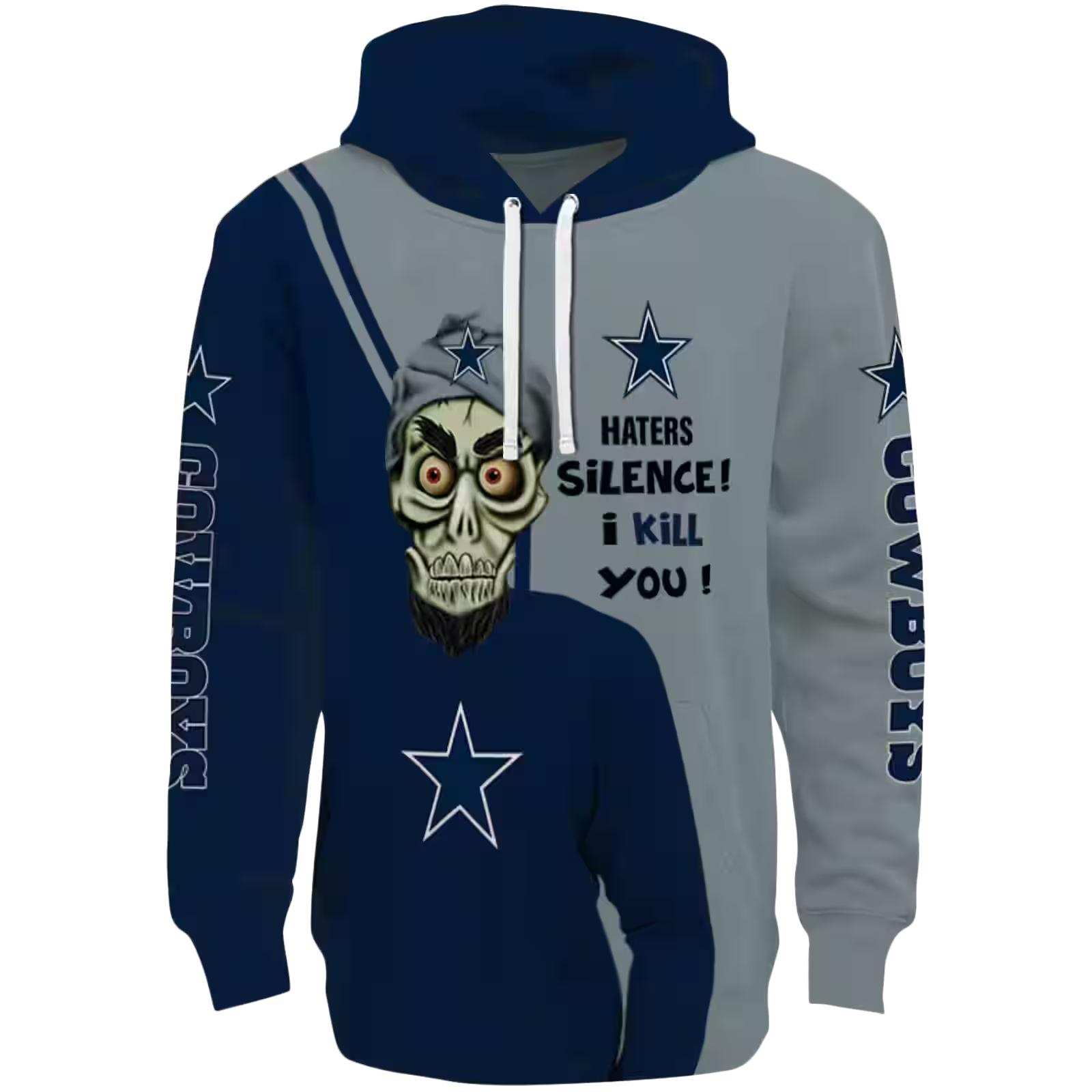 Dallas Cowboys Achmed Skull Blue Hoodie