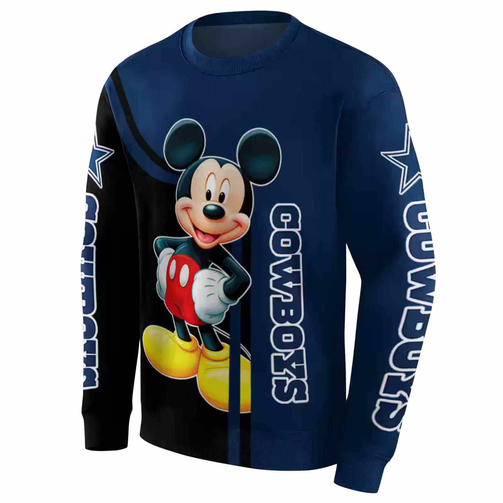 dallas cowboys mickey mouse blue black hoodie new arrival