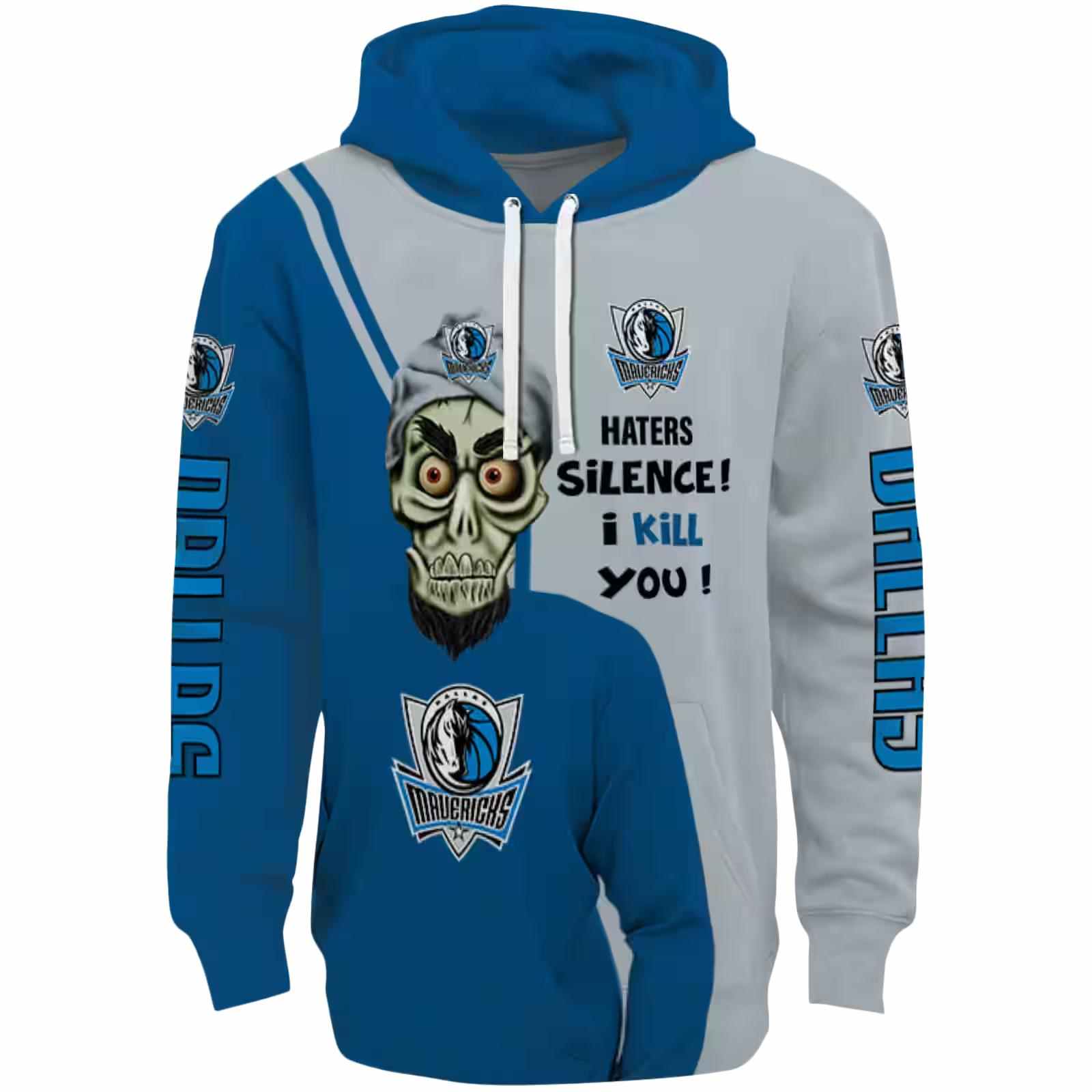 Dallas Mavericks Achmed Skull Blue Hoodie