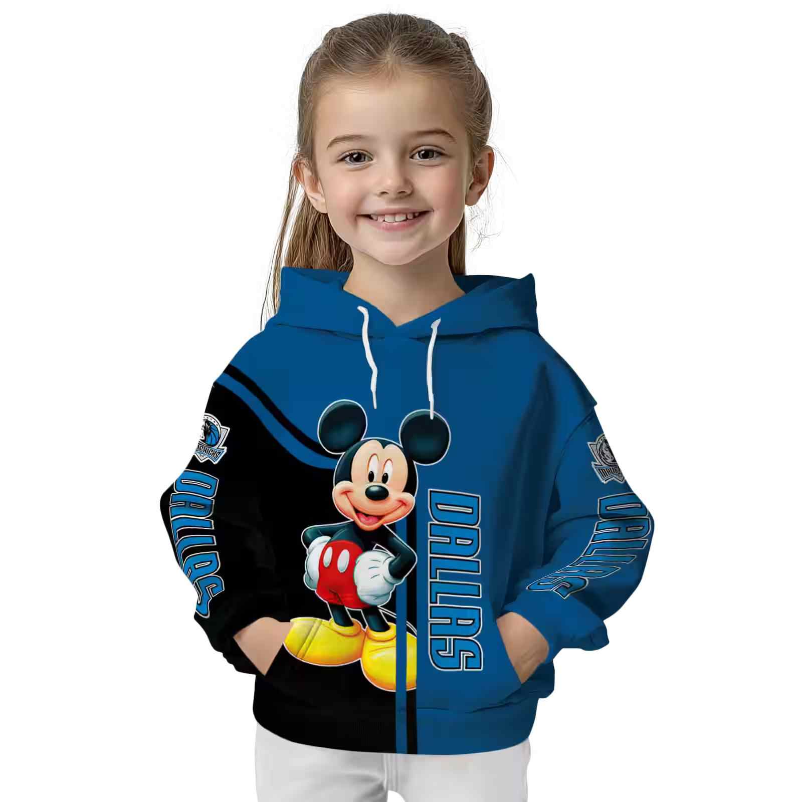 dallas mavericks mickey mouse blue black hoodie top rated