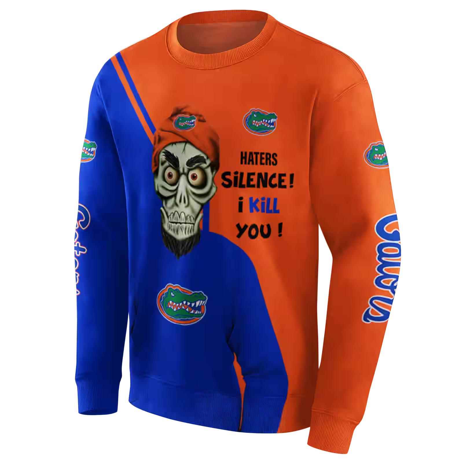 florida gators achmed skull blue hoodie new arrival