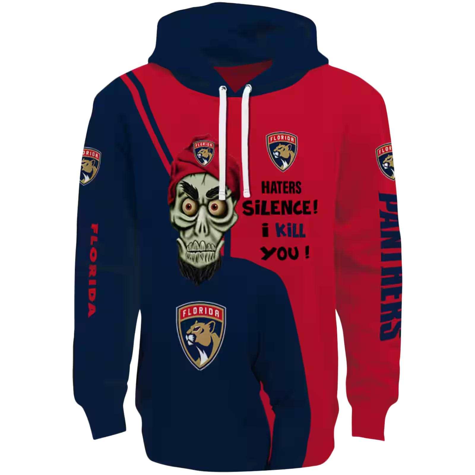 Florida Panthers Achmed Skull Red Hoodie