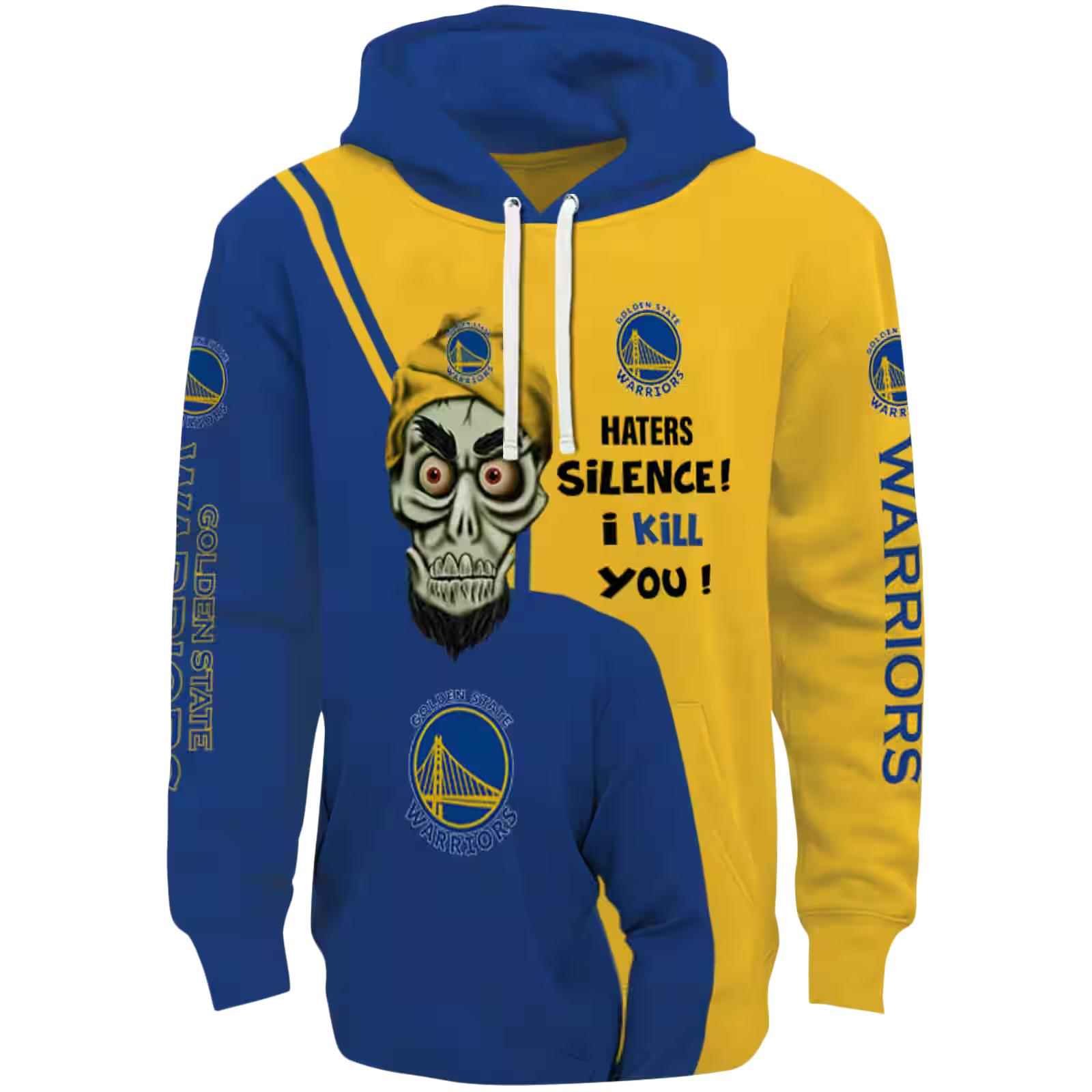 Golden State Warriors Achmed Skull Blue Hoodie