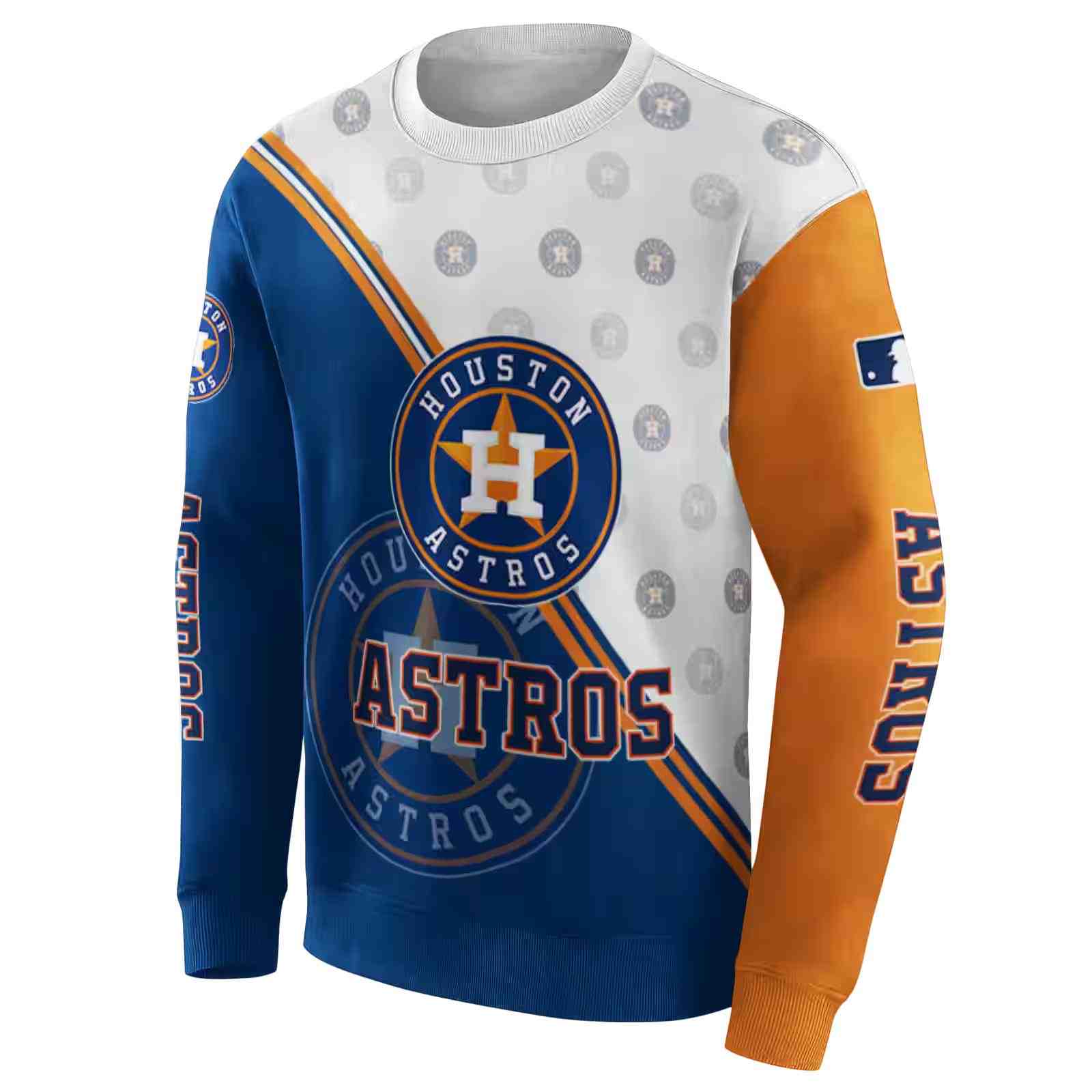 houston astros diagonal stripe blue white hoodie new arrival