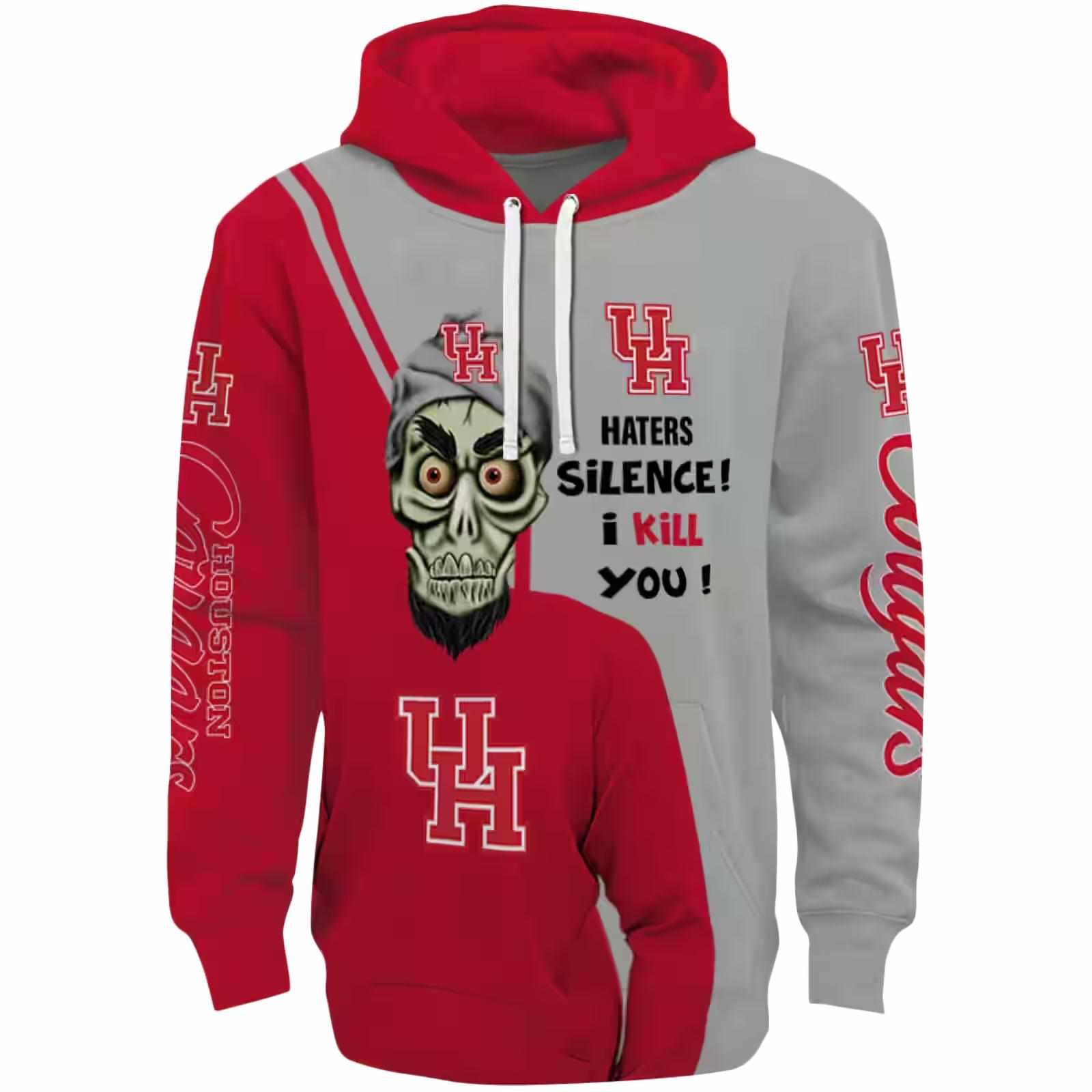 Houston Cougars Achmed Skull Red Hoodie