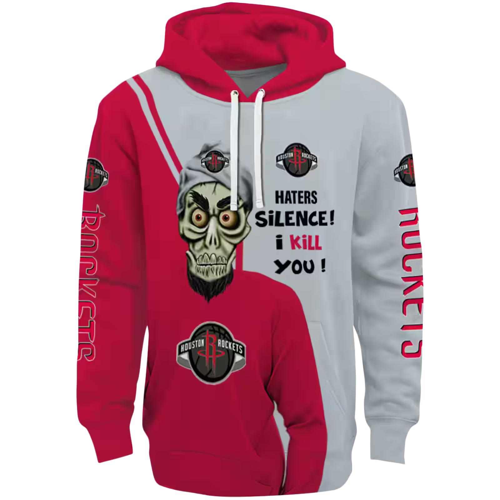 Houston Rockets Achmed Skull Red Hoodie