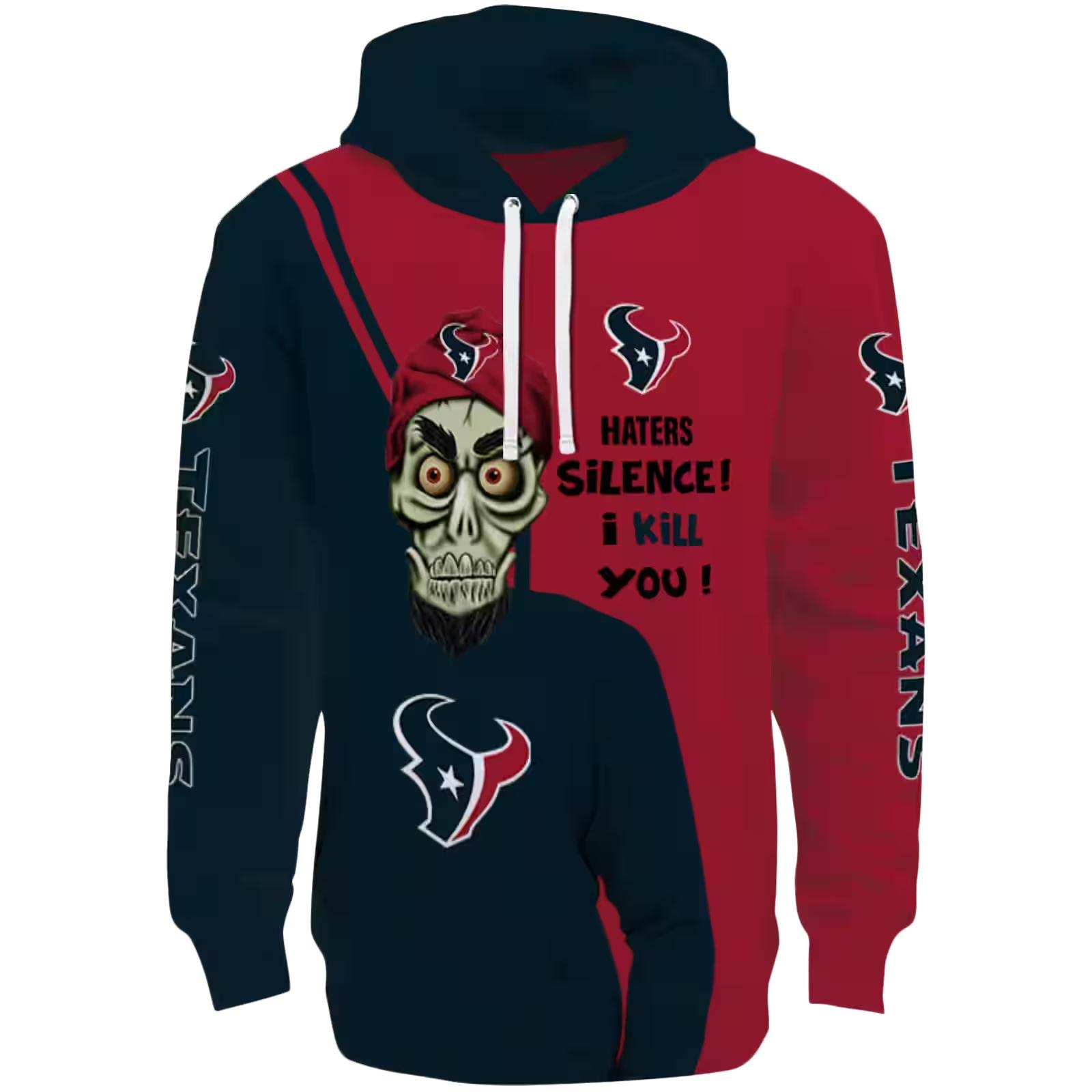 Houston Texans Achmed Skull Blue Hoodie