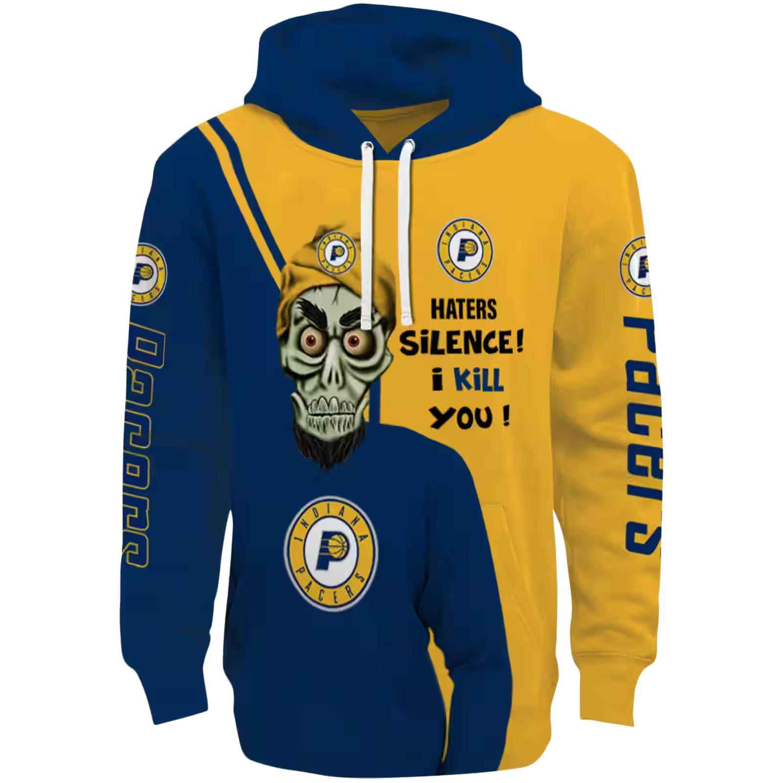 Indiana Pacers Achmed Skull Blue Hoodie